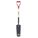 DRAIN SPADE,D-GRIP HANDLE,16 IN LENGTH X 5 1/2 IN WIDTH BLADE,25 3/4 IN HANDLE,ASH WOOD/FORGED STEEL