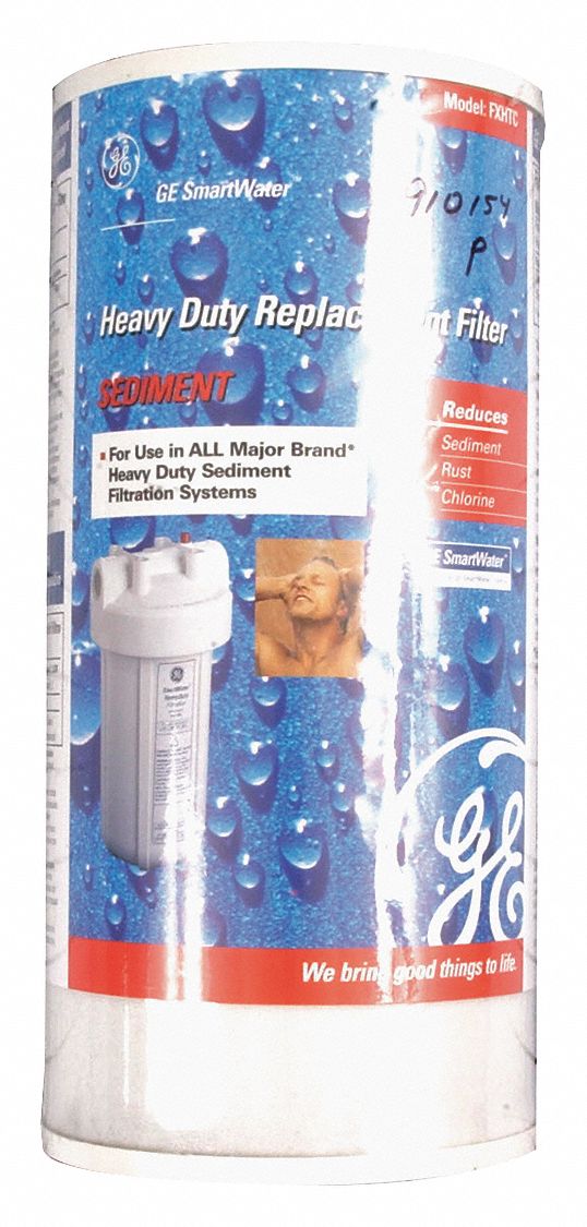 Filter Cartridge: 25 micron, 4 gpm, 30,000 gal, 9 5/8 in Overall Ht, 4 1/4 in Dia