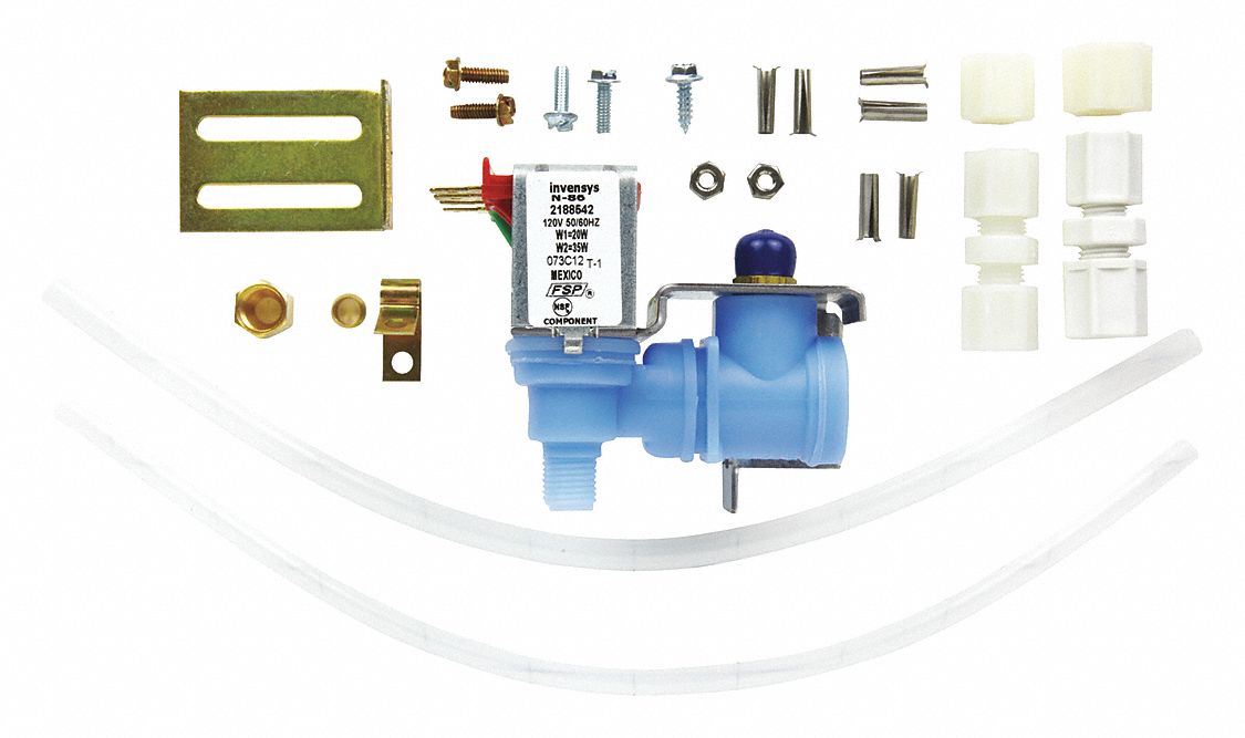 WHIRLPOOL Water Inlet Valve 41JP604318046 Grainger