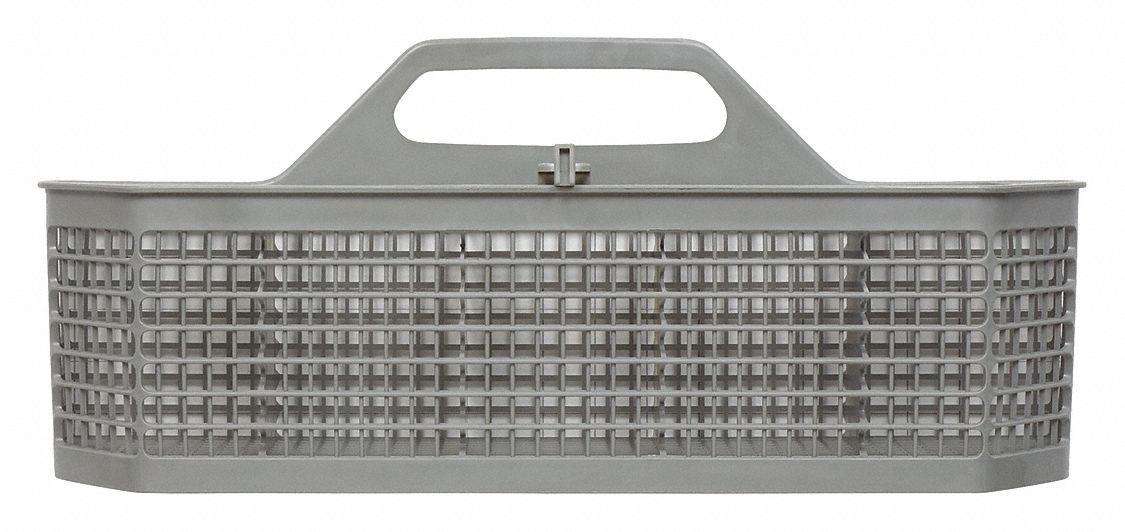 GE Dishwasher Silverware Basket WD28X10344 WD28X10345 – Dark Grey, Used OEM