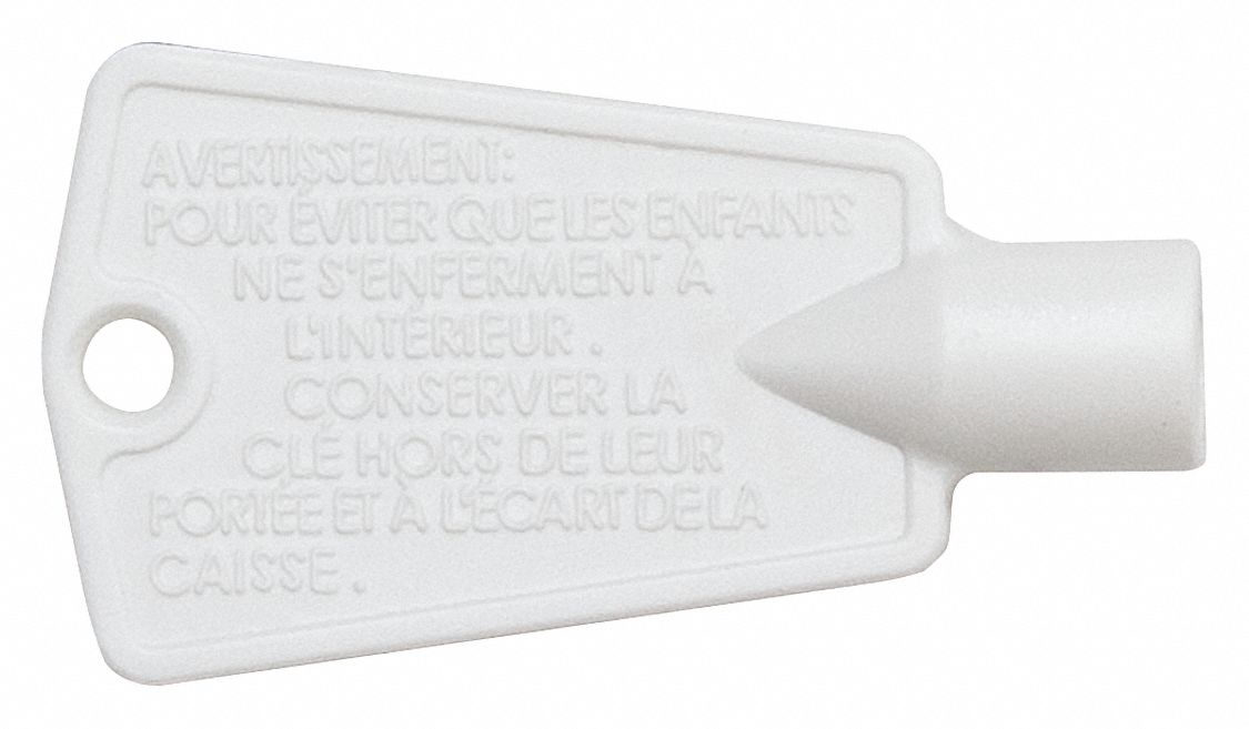Freezer Key: Fits Frigidaire/Gibson/Kelvinator/Kenmore/Tappan/White-Westinghouse Brand