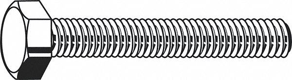 Heavy Hex Bolt Fastener L 1 1/2 in PK10