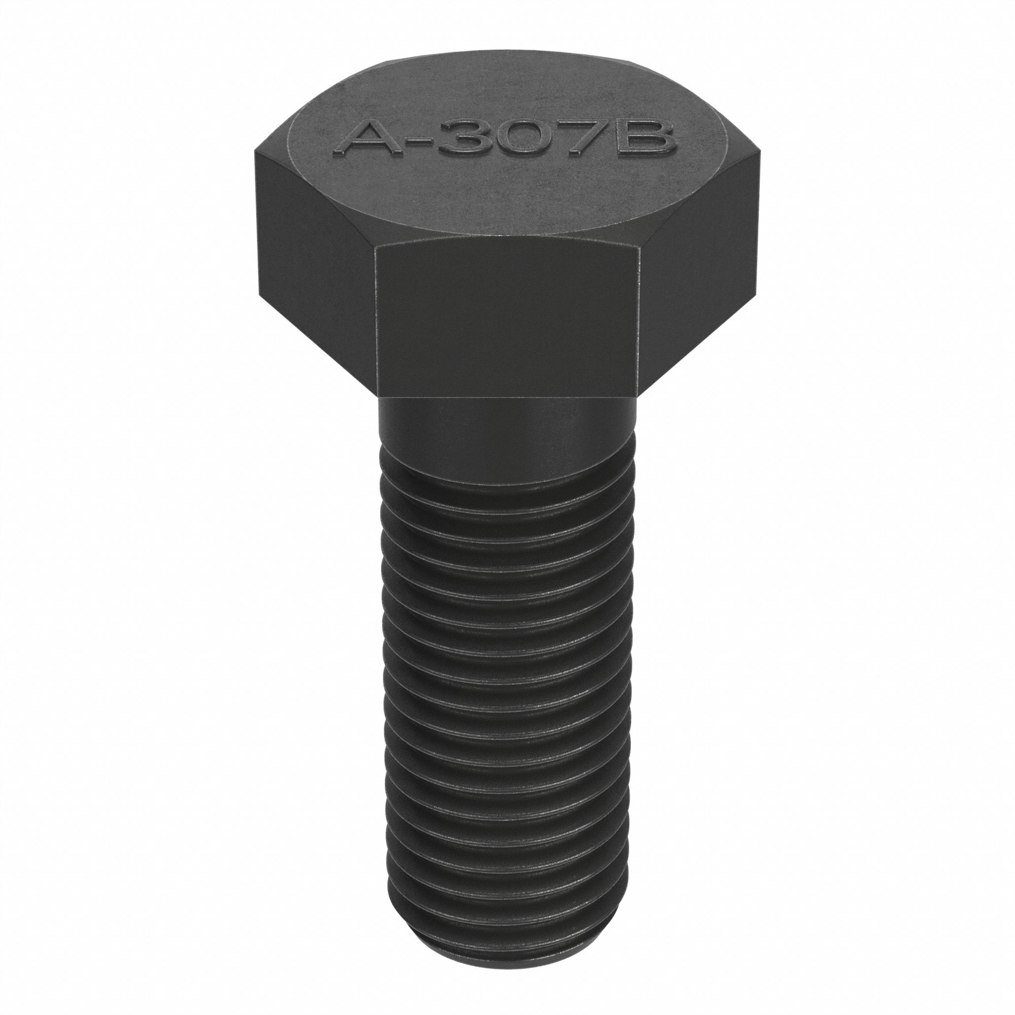 HEAVY HEX BOLT, STEEL, A307B, BLACK OXIDE, ¾