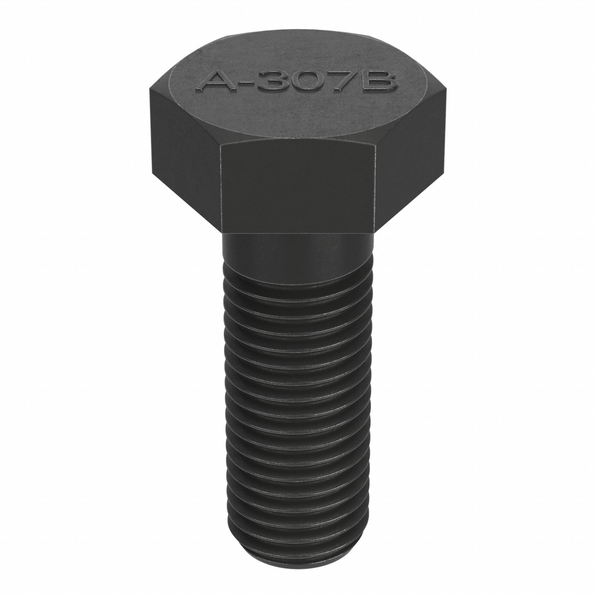 Steel, A307B, Heavy Hex Bolt - 41JU54