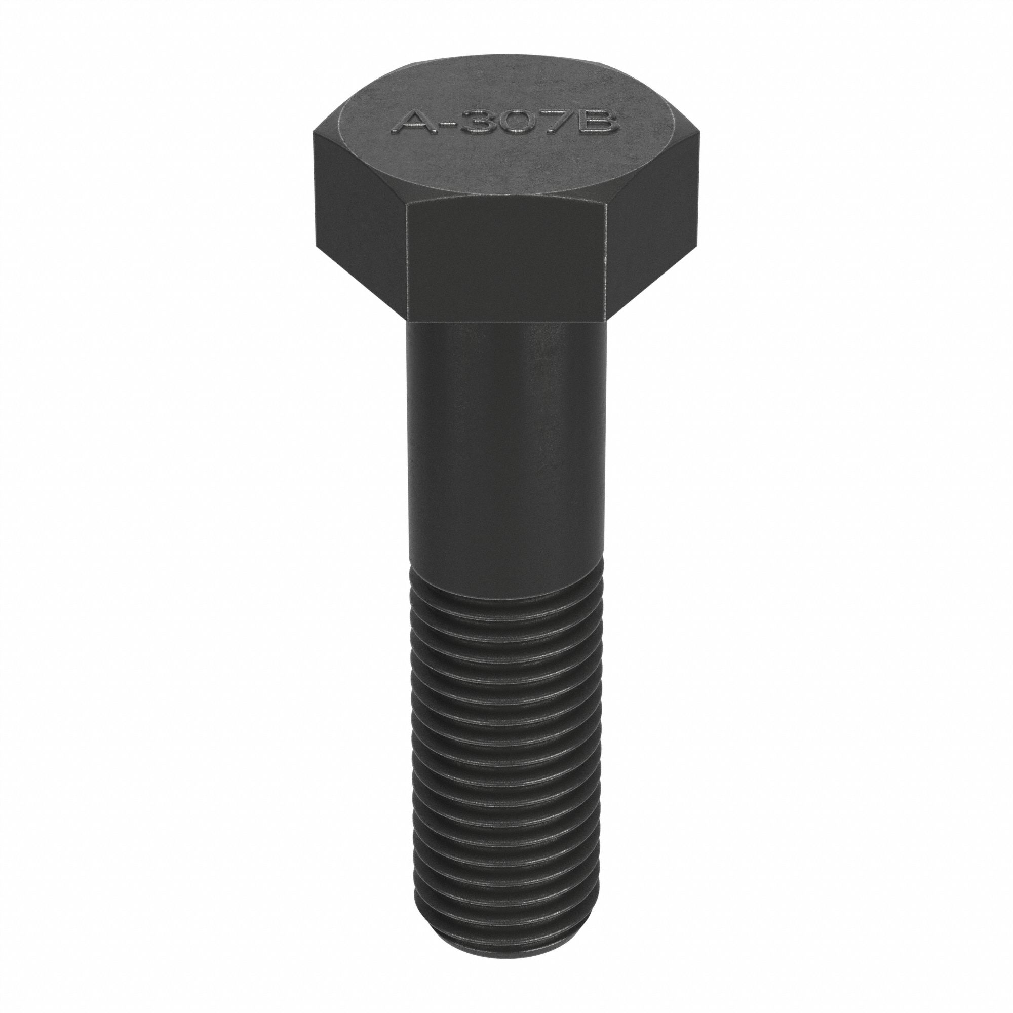 HEAVY HEX BOLT, STEEL, A307B, BLACK OXIDE, ¾