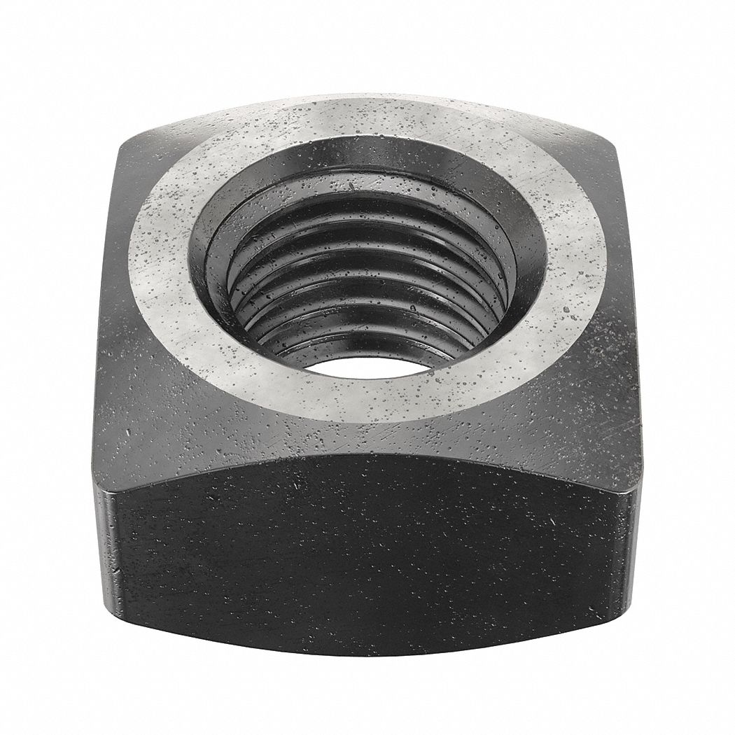 1"8 Thread Size, Steel, Square Nut 41JV78U11122.100.0001 Grainger