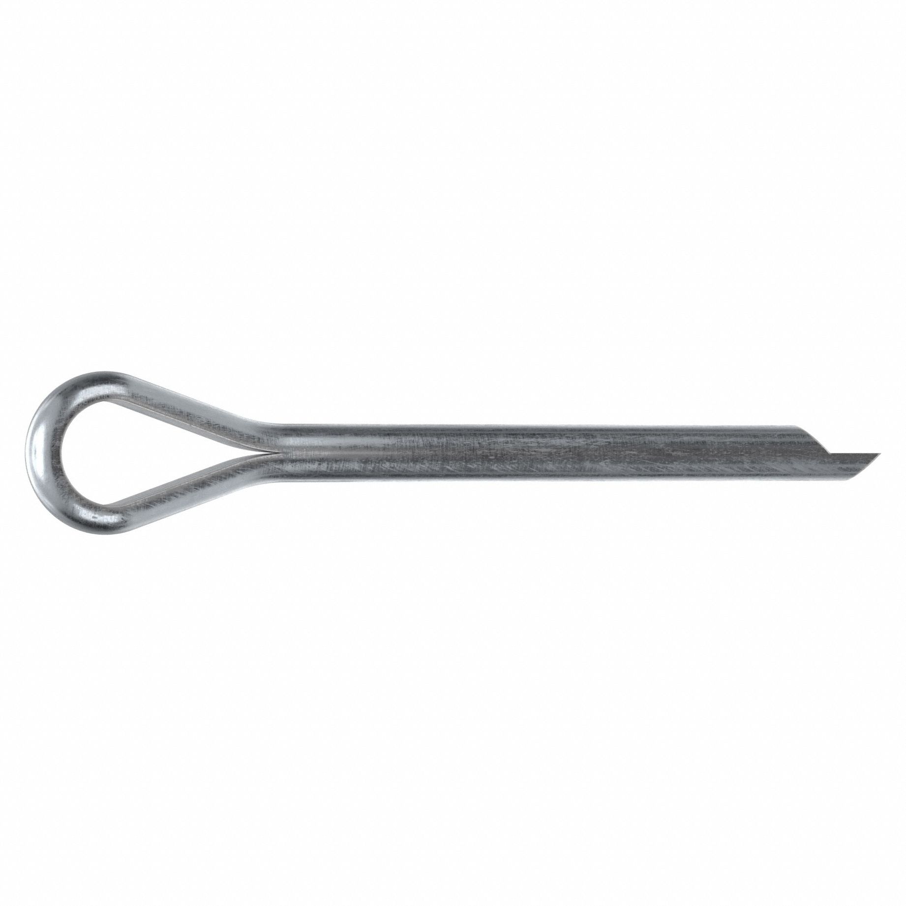 Cotter Pin, 1/16 in dia, 5/8 in L, PK100: Extended Prong, Inch, 1/16 in Pin Dia, Steel, 100 PK
