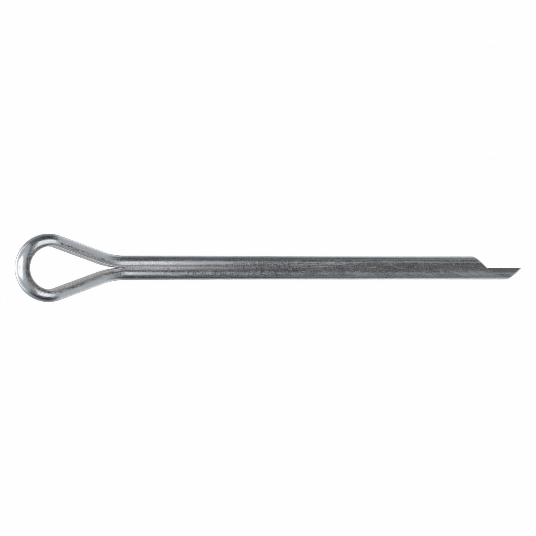 Cotter Pin, 1/16 in dia, 1 in L, PK100: Extended Prong, Inch, 1/16 in Pin Dia, 1 in Shank Lg, 100 PK