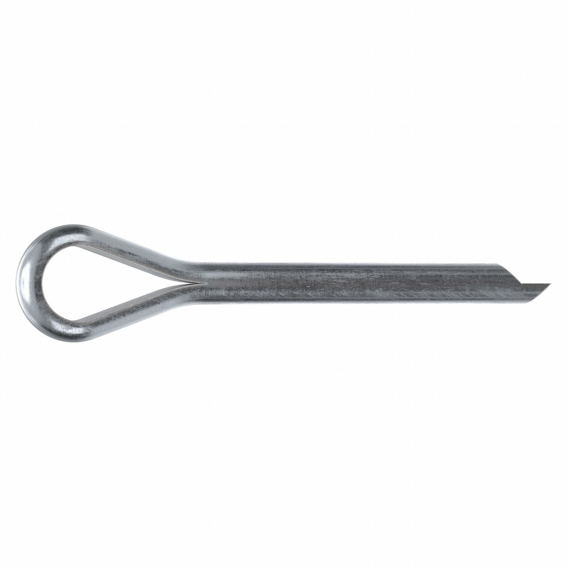 Cotter Pin, 5/64 in dia, 5/8 in L, PK100: Extended Prong, Inch, 5/64 in Pin Dia, Steel, 100 PK