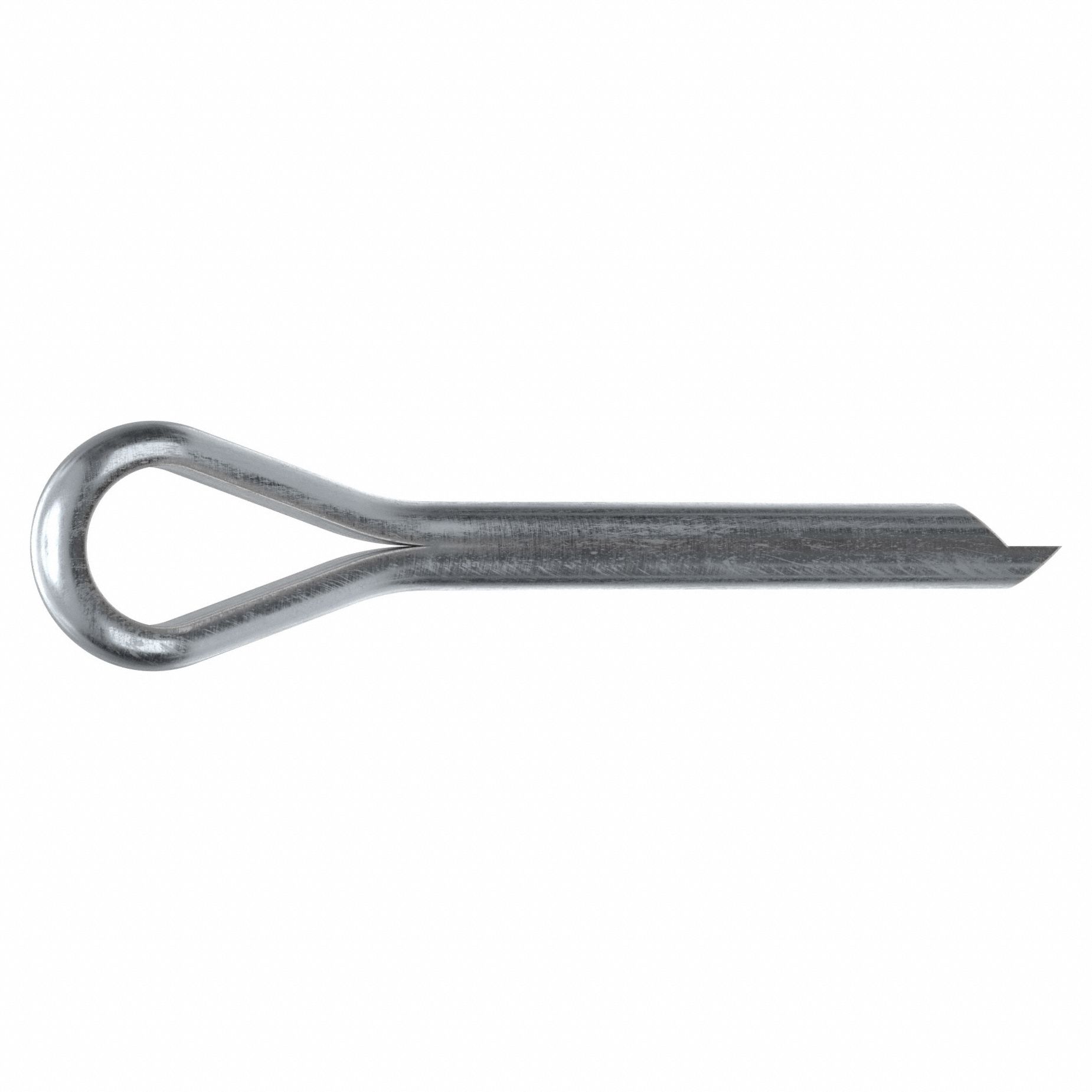 Cotter Pin, 7/64 in dia, 3/4 in L, PK100: Extended Prong, Inch, 7/64 in Pin Dia, Steel, 100 PK