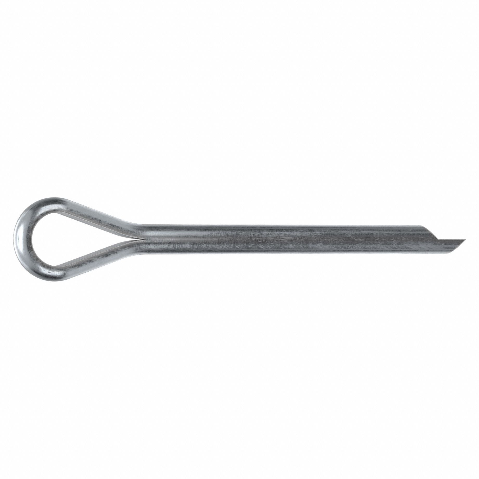 Cotter Pin, 7/64 in dia, 1.25 in L, PK100: Extended Prong, Inch, 7/64 in Pin Dia, Steel, 100 PK