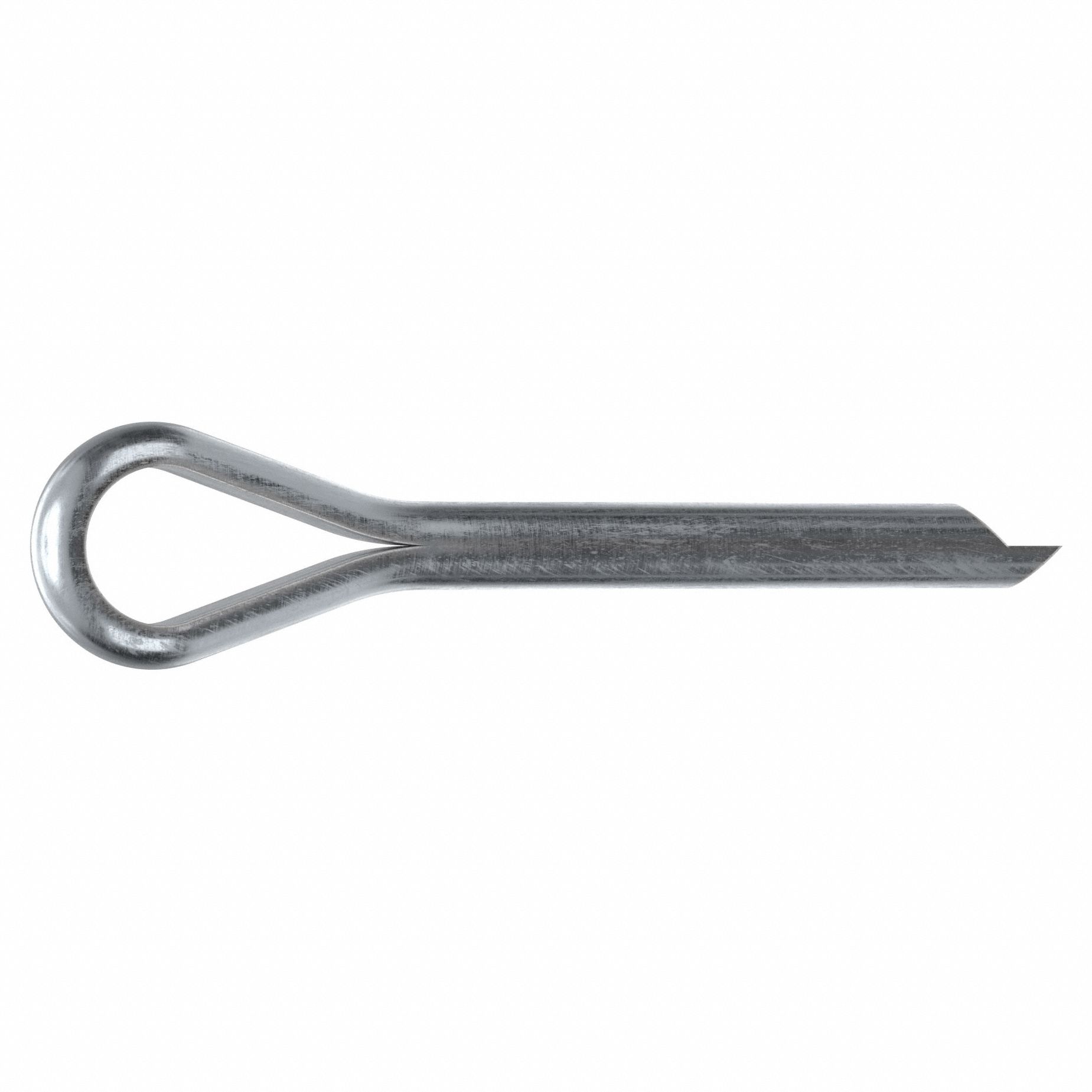 Cotter Pin, 1/8 in dia, 7/8 in L, PK100: Extended Prong, Inch, 1/8 in Pin Dia, 7/8 in Shank Lg, 100 PK