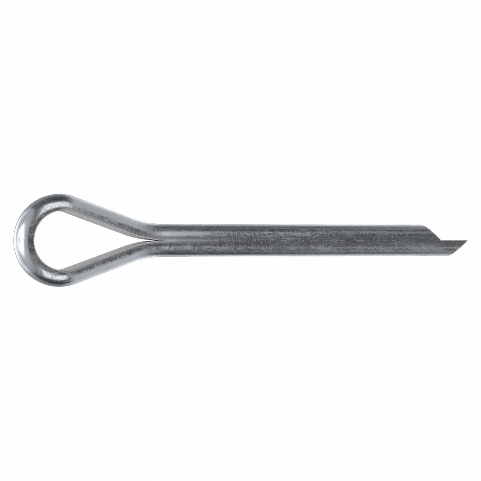 Cotter Pin, 1/8 in dia, 1.25 in L, PK100: Extended Prong, Inch, 1/8 in Pin Dia, Steel, Ungraded, 100 PK