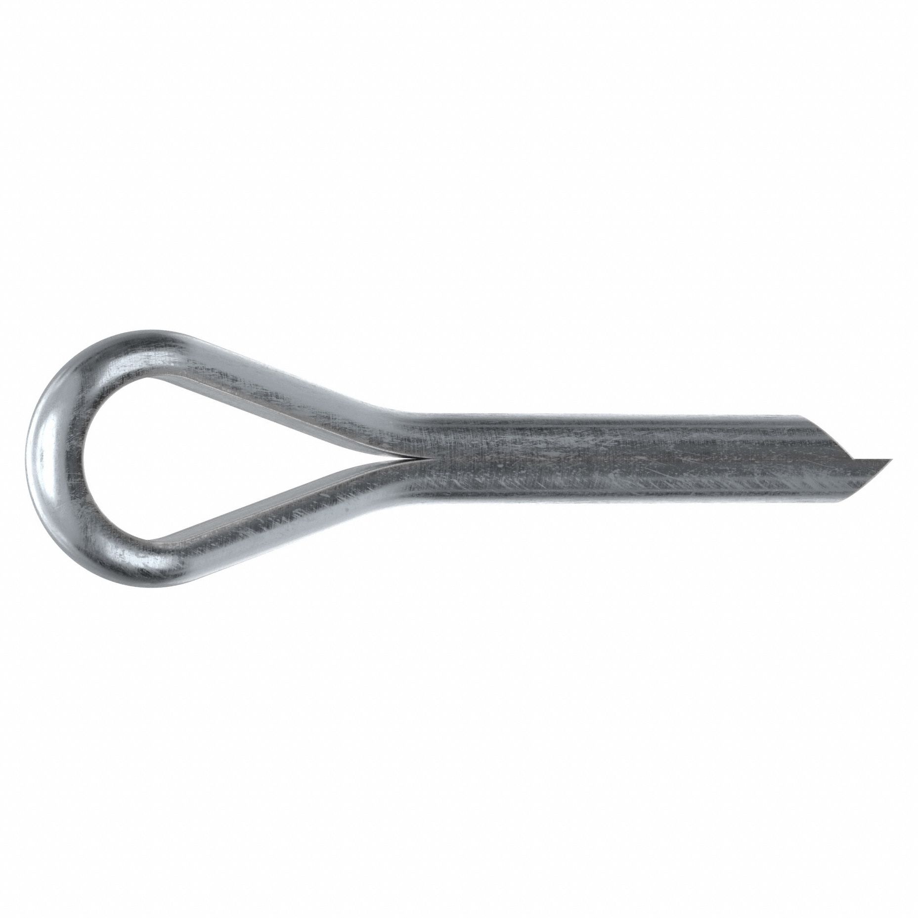Cotter Pin, 5/32 in dia, 3/4 in L, PK100: Extended Prong, Inch, 5/32 in Pin Dia, Steel, 100 PK