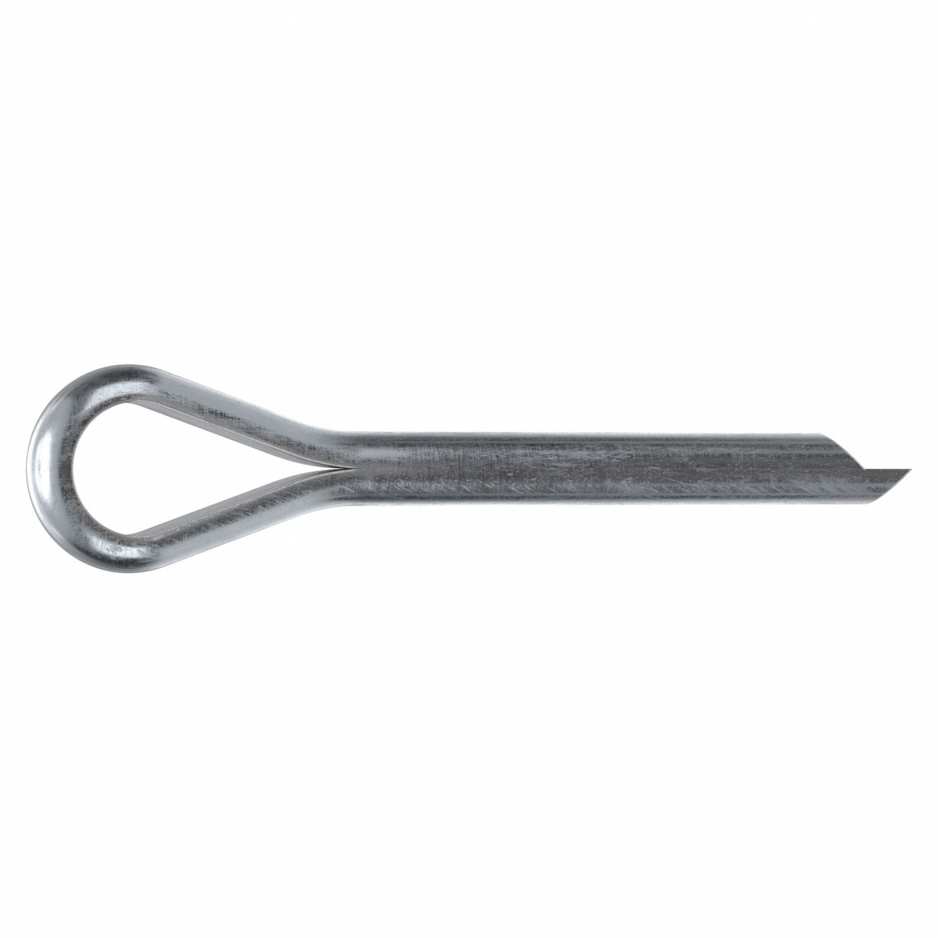 Cotter Pin, 5/32 in dia, 1.25 in L, PK100: Extended Prong, Inch, 5/32 in Pin Dia, Steel, 100 PK