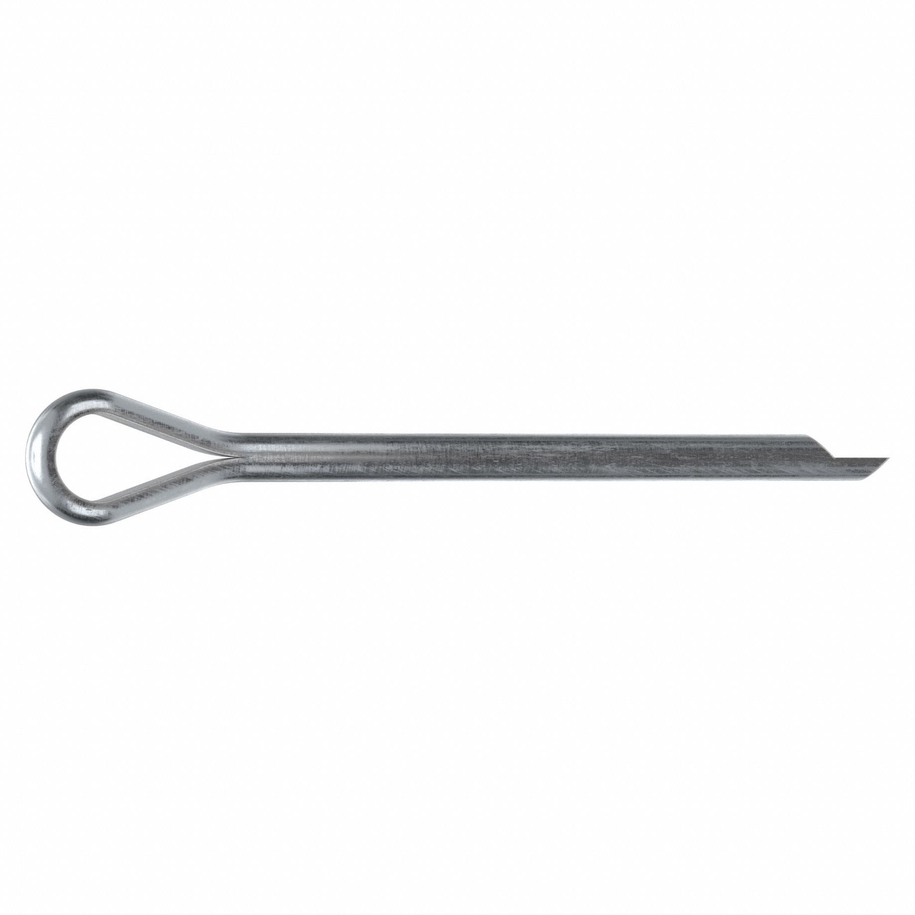 Cotter Pin, 5/32 in dia, 2 in L, PK100: Extended Prong, Inch, 5/32 in Pin Dia, 2 in Shank Lg, 100 PK