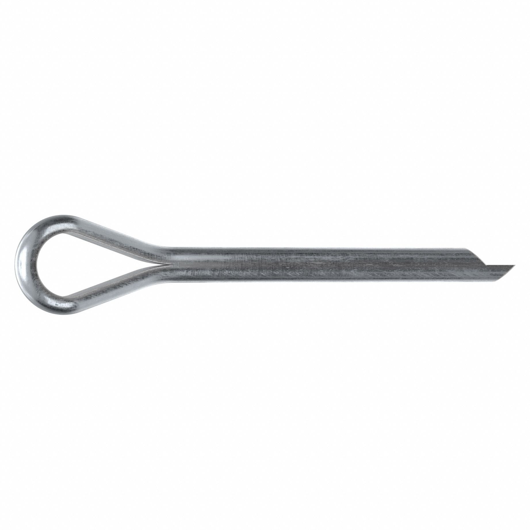 Cotter Pin, 3/16 in dia, 1 3/4 in L, PK50: Extended Prong, Inch, 3/16 in Pin Dia, Steel, 50 PK