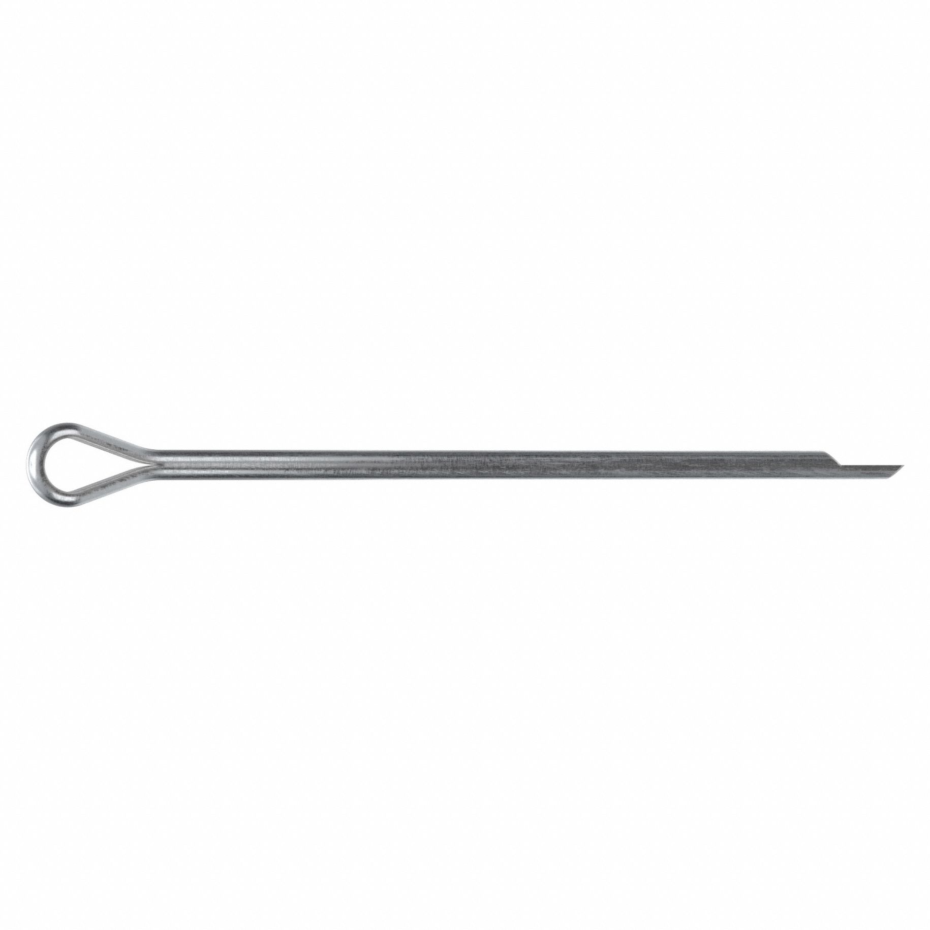 Cotter Pin, 3/16 in dia, 4.5 in L, PK25: Extended Prong, Inch, 3/16 in Pin Dia, Steel, Ungraded, 25 PK