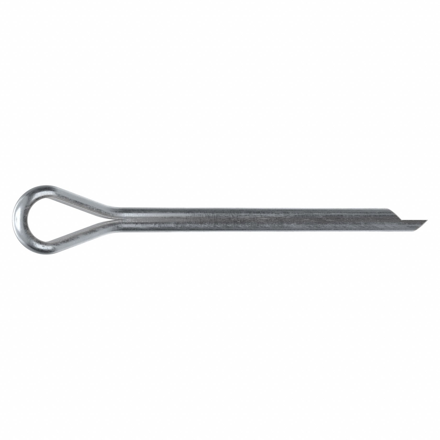 COTTER PIN, ¼ IN DIAMETER, 3 IN L, EXTENDED PRONG, INCH, 3 IN SHANK L, 25 PK