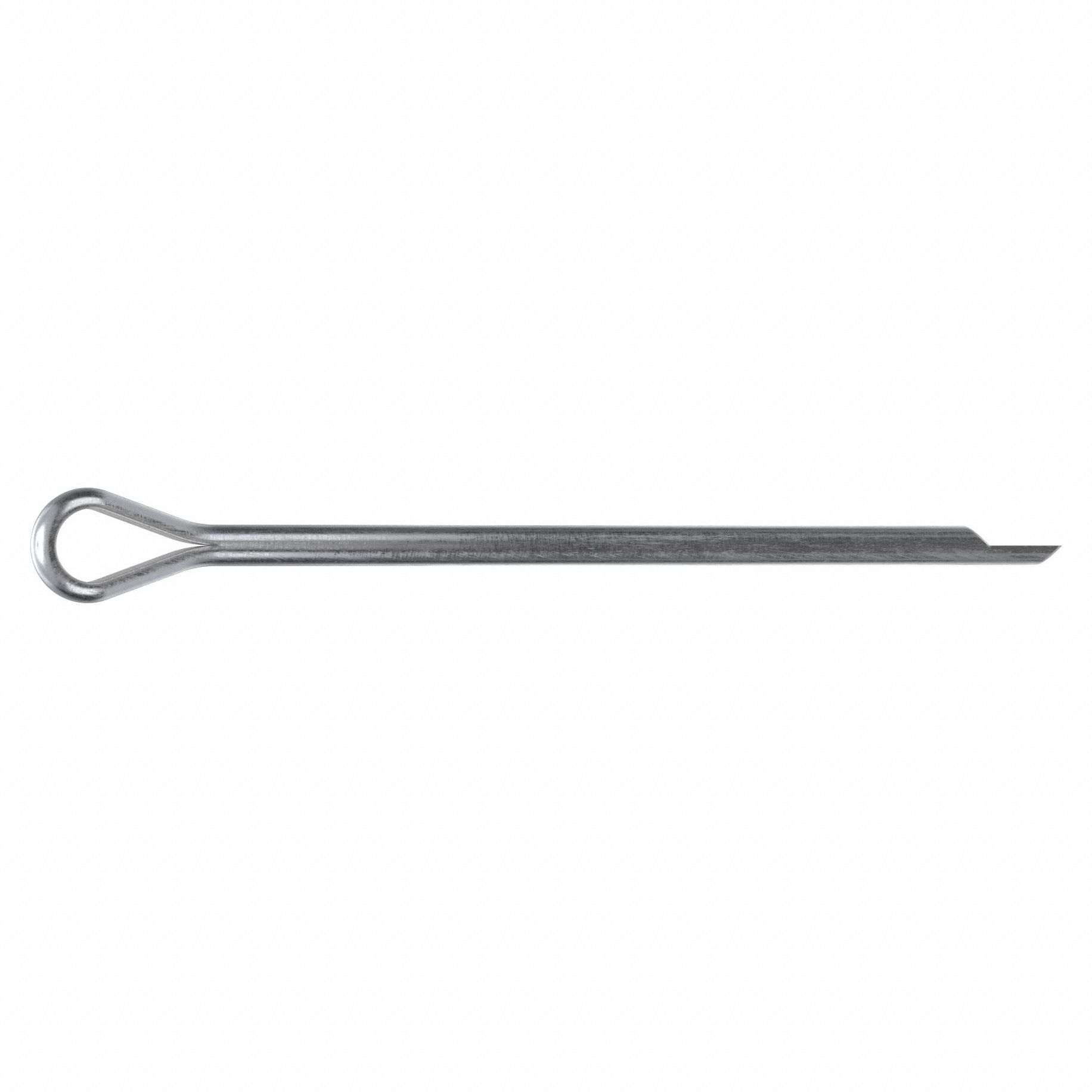 Cotter Pin, 0.25 in dia, 5 in L, PK25: Extended Prong, Inch, 1/4 in Pin Dia, 5 in Shank Lg, 25 PK
