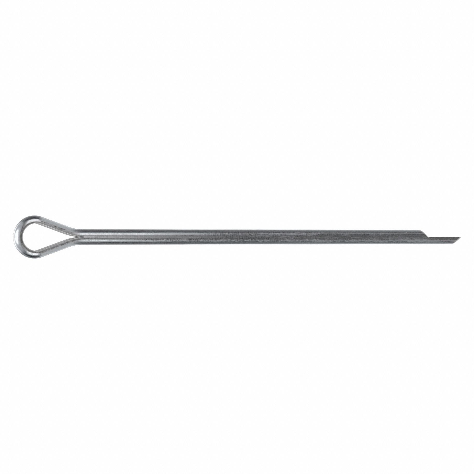 Cotter Pin, 0.25 in dia, 6 in L, PK25: Extended Prong, Inch, 1/4 in Pin Dia, 6 in Shank Lg, 25 PK