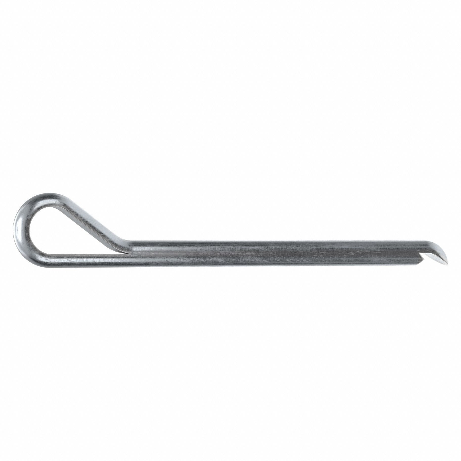 Cotter Pin, 5/64 in dia, 1 in L, PK100: Hammerlock, Inch, 5/64 in Pin Dia, 1 in Shank Lg, Steel, 100 PK