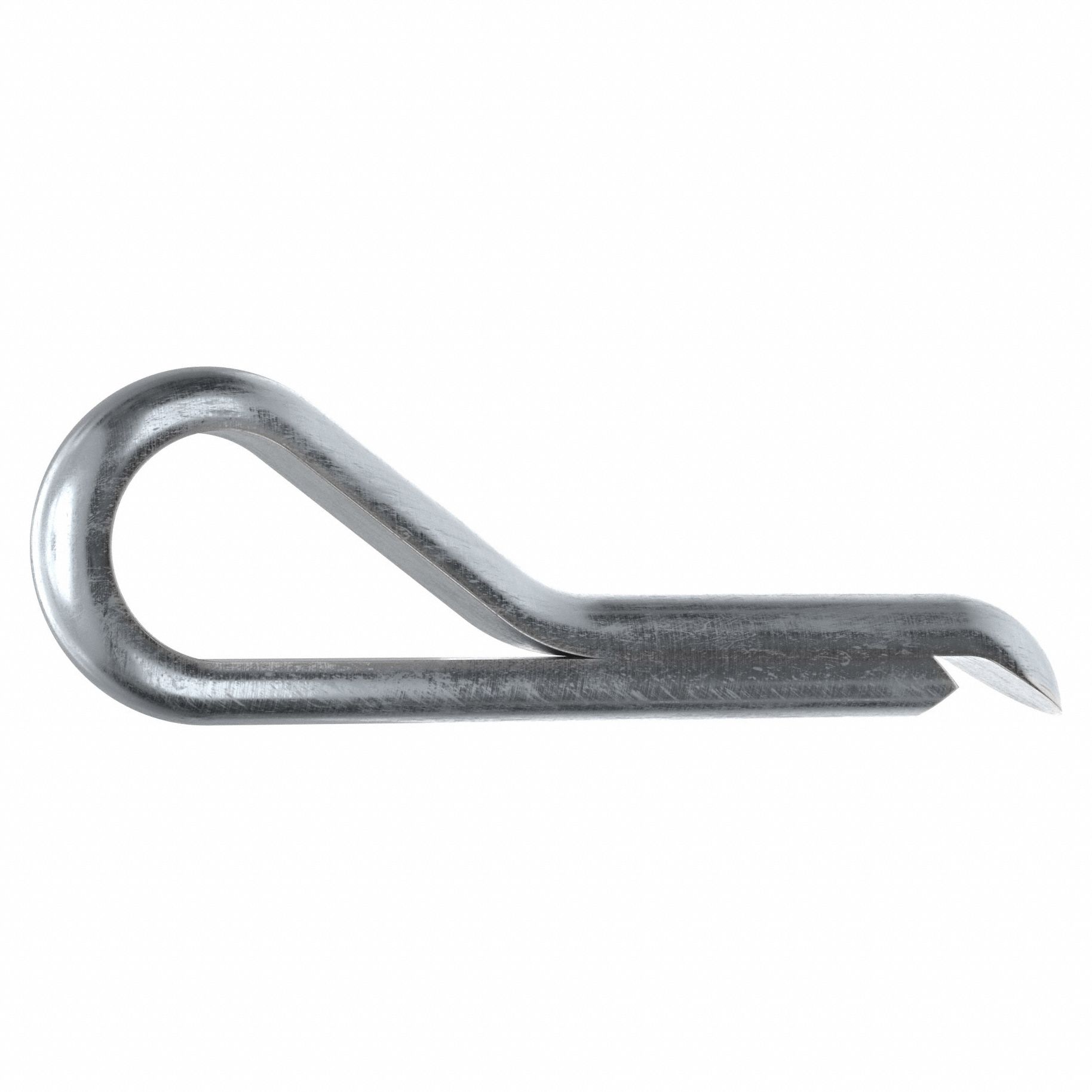 Cotter Pin, 1/8 in dia, 1/2 in L, PK100: Hammerlock, Inch, 1/8 in Pin Dia, 1/2 in Shank Lg, 100 PK