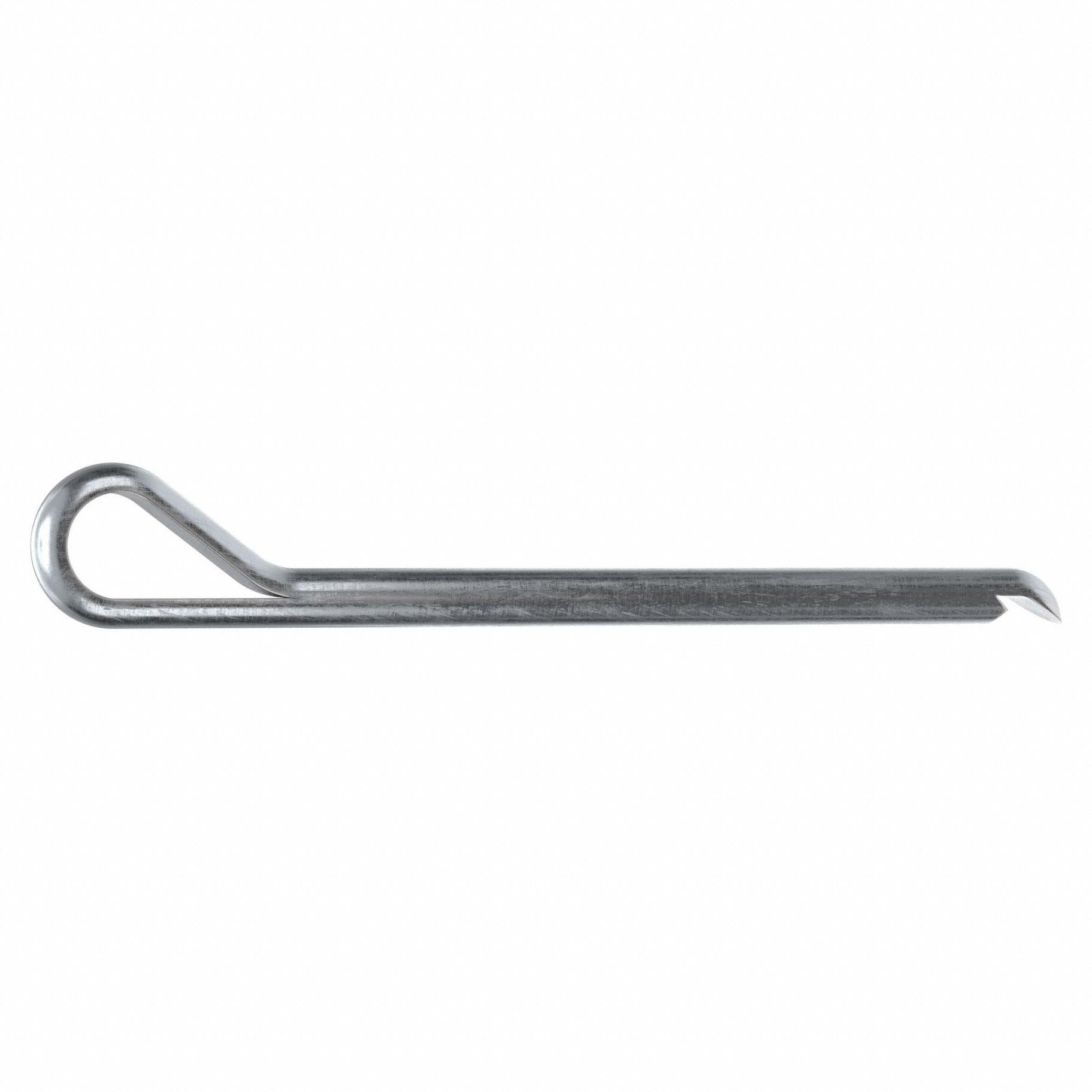 Cotter Pin, 0.25 in dia, 3.5 in L, PK25: Hammerlock, Inch, 1/4 in Pin Dia, 3 1/2 in Shank Lg, 25 PK