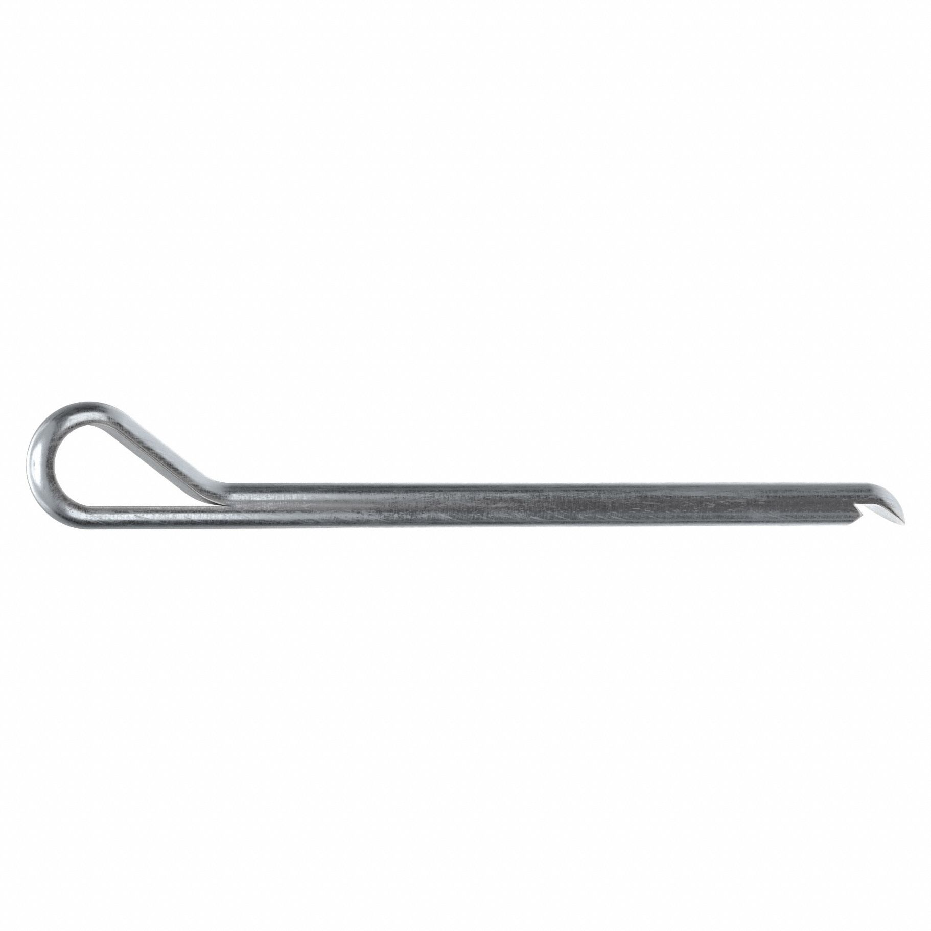 Cotter Pin, 0.25 in dia, 4 in L, PK25: Hammerlock, Inch, 1/4 in Pin Dia, 4 in Shank Lg, Steel, 25 PK