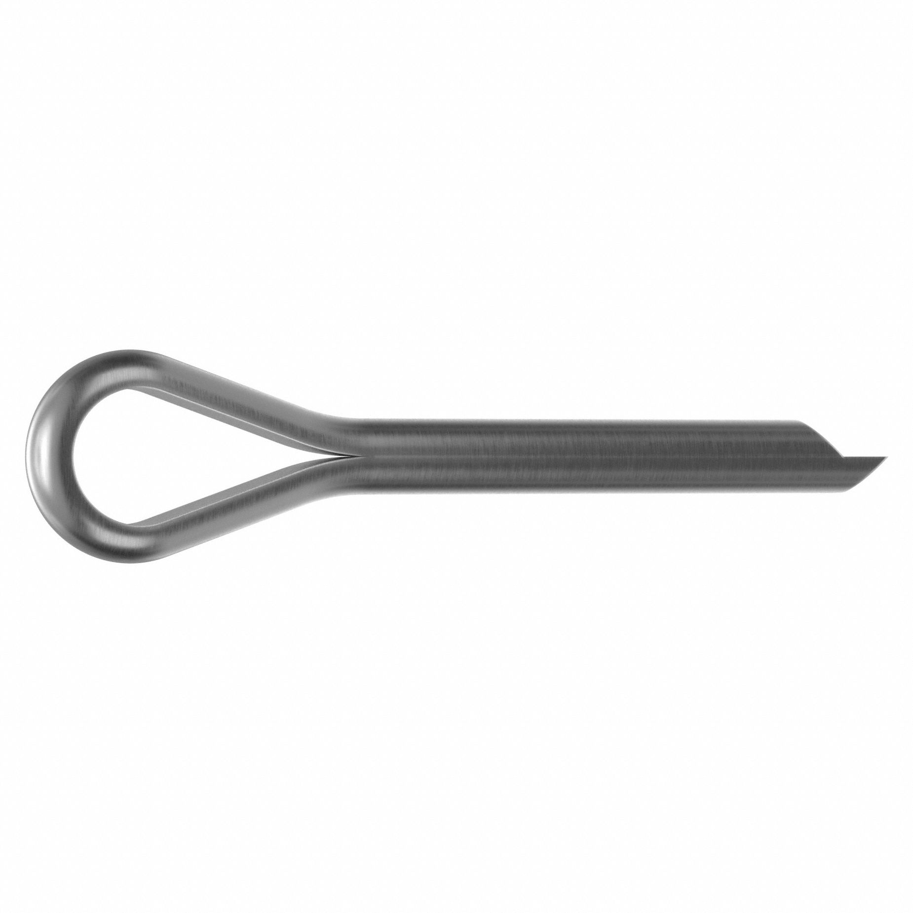 Cotter Pin, 3/32 in dia, 5/8 in L, PK100: Extended Prong, Inch, 3/32 in Pin Dia, 18-8, Plain, 100 PK
