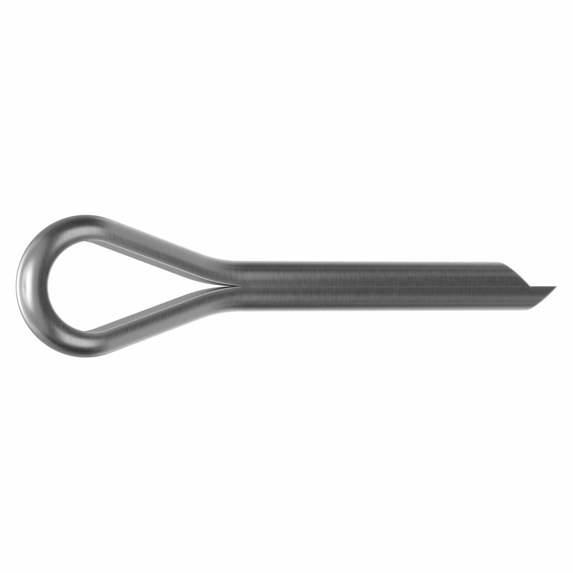 Cotter Pin, 1/8 in dia, 3/4 in L, PK100: Extended Prong, Inch, 1/8 in Pin Dia, 3/4 in Shank Lg, 100 PK