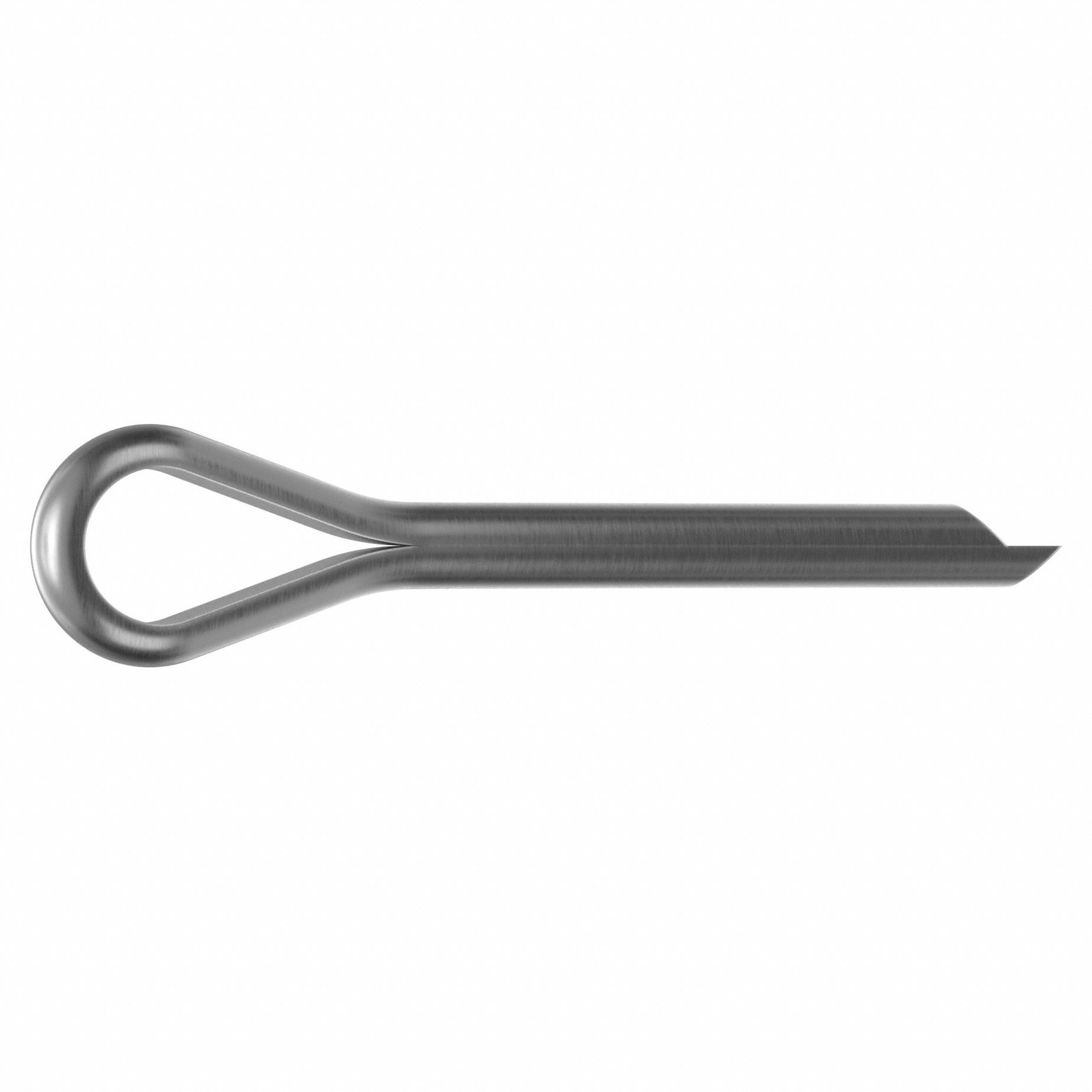 Cotter Pin, 5/32 in dia, 1.25 in L, PK100: Extended Prong, Inch, 5/32 in Pin Dia, 18-8, Plain, 100 PK