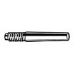 Free Cutting Steel External Threaded Taper Pin image