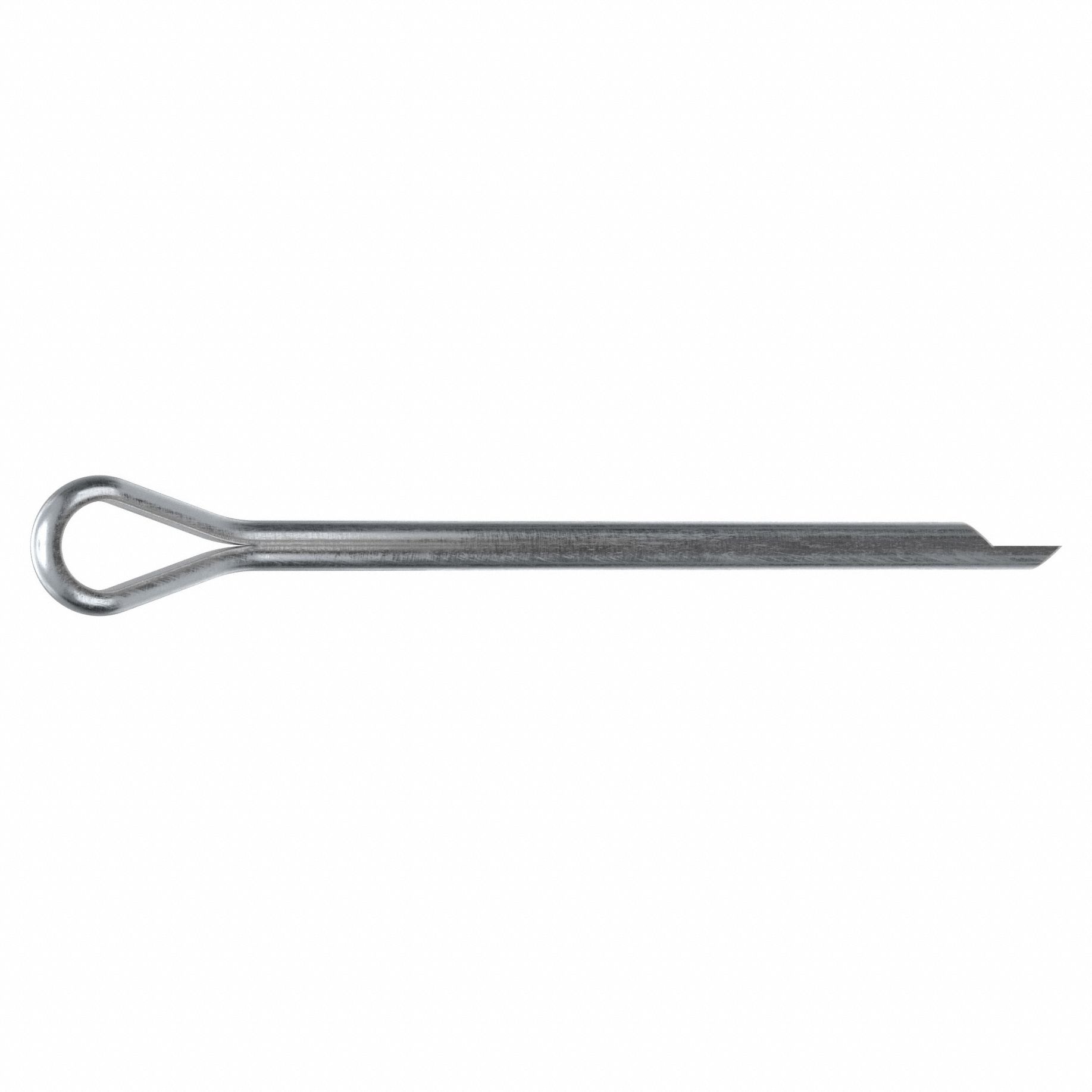 Cotter Pin, 1.6mm dia, 27.5mm L, PK50: Extended Prong, Metric, 1.6 mm Pin Dia, 27.5 mm Shank Lg, 50 PK