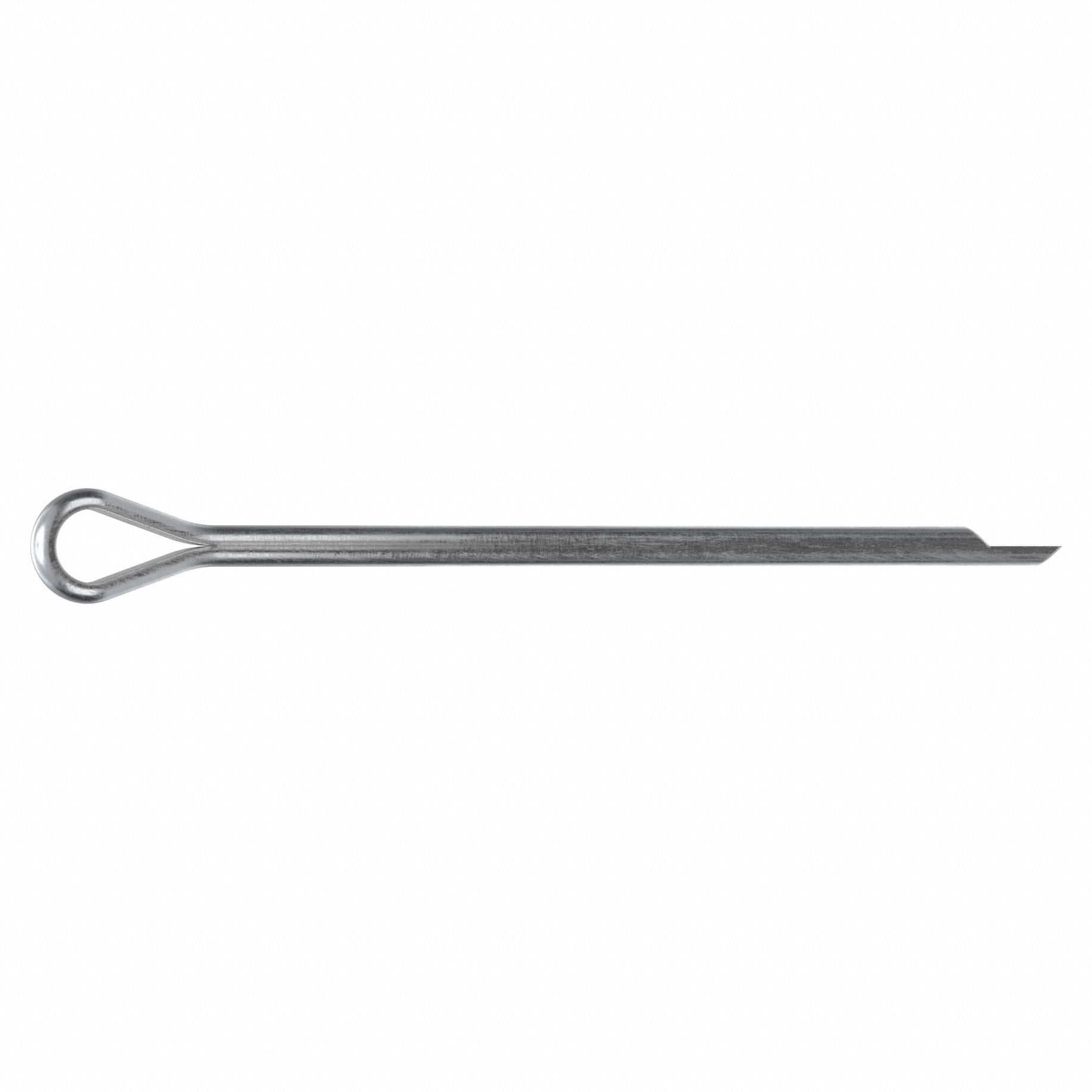 Cotter Pin, 2.5mm dia, 55mm L, PK50: Extended Prong, Metric, 2.5 mm Pin Dia, 55 mm Shank Lg, 50 PK