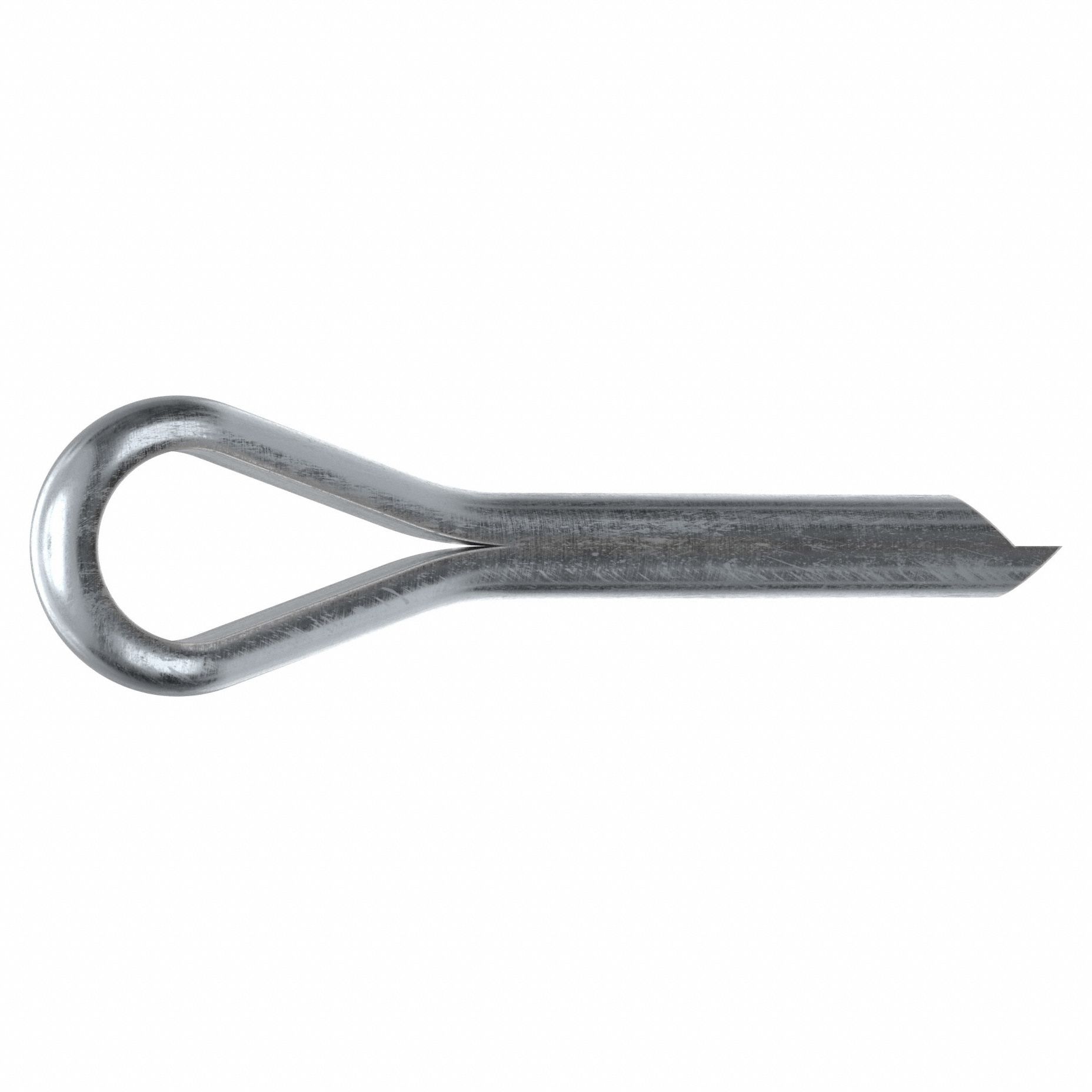 Cotter Pin, 4mm dia, 22mm L, PK50: Extended Prong, Metric, 4 mm Pin Dia, 22 mm Shank Lg, Steel, 50 PK