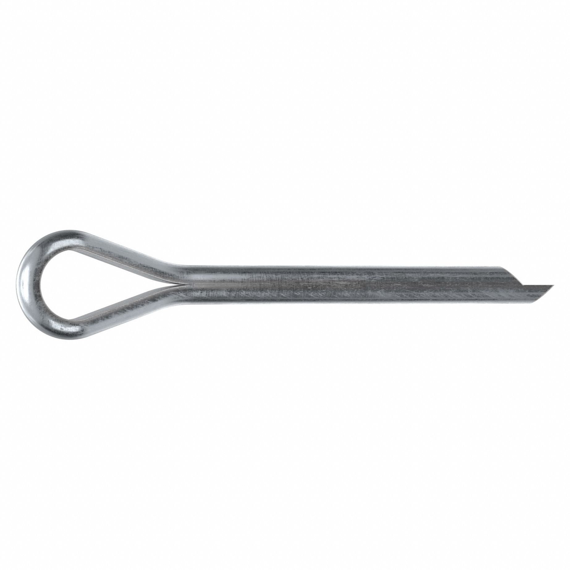 Cotter Pin, 4mm dia, 39.6mm L, PK50: Extended Prong, Metric, 4 mm Pin Dia, 39.6 mm Shank Lg, 50 PK