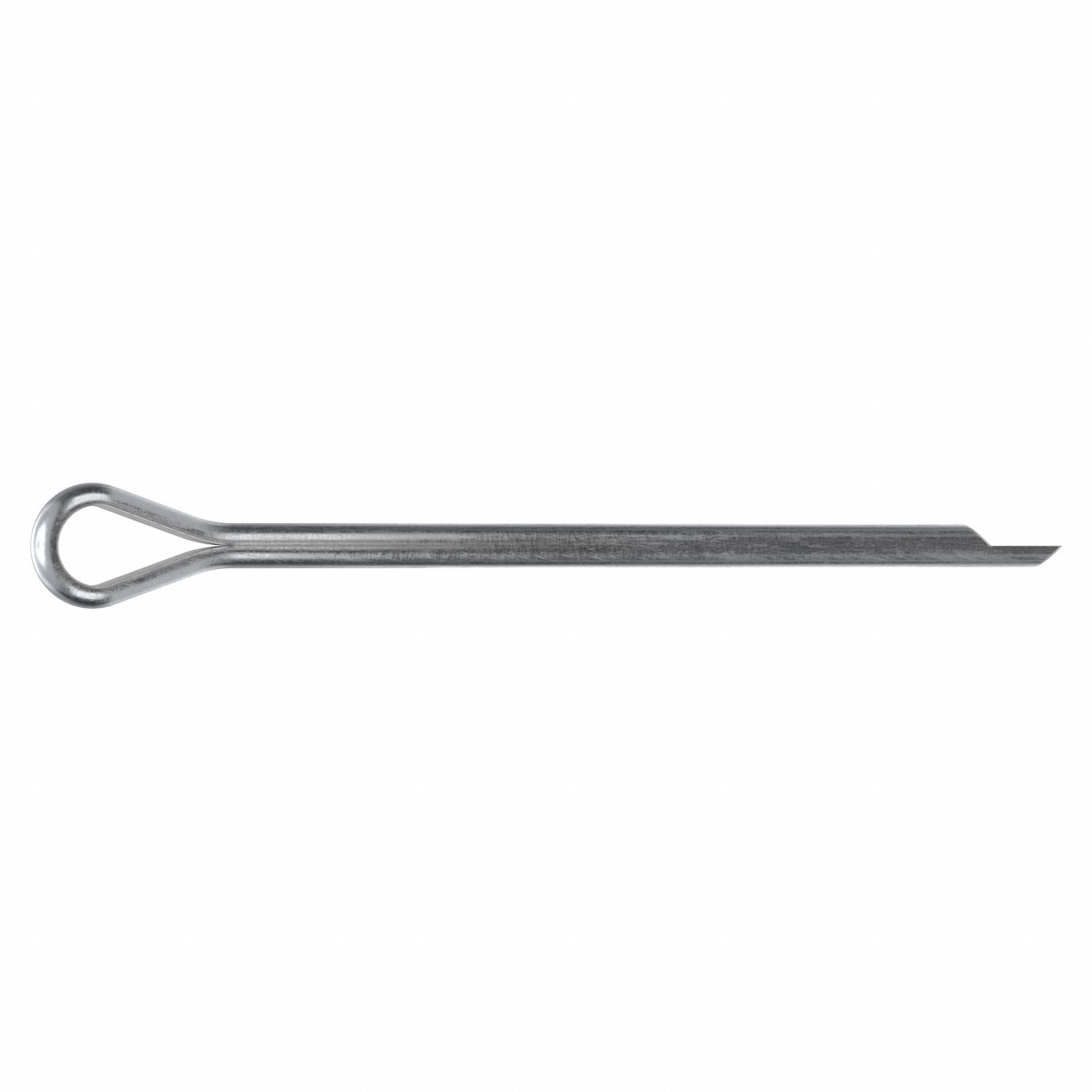 Cotter Pin, 5mm dia, 99mm L, PK25: Extended Prong, Metric, 5 mm Pin Dia, 99 mm Shank Lg, Steel, 25 PK