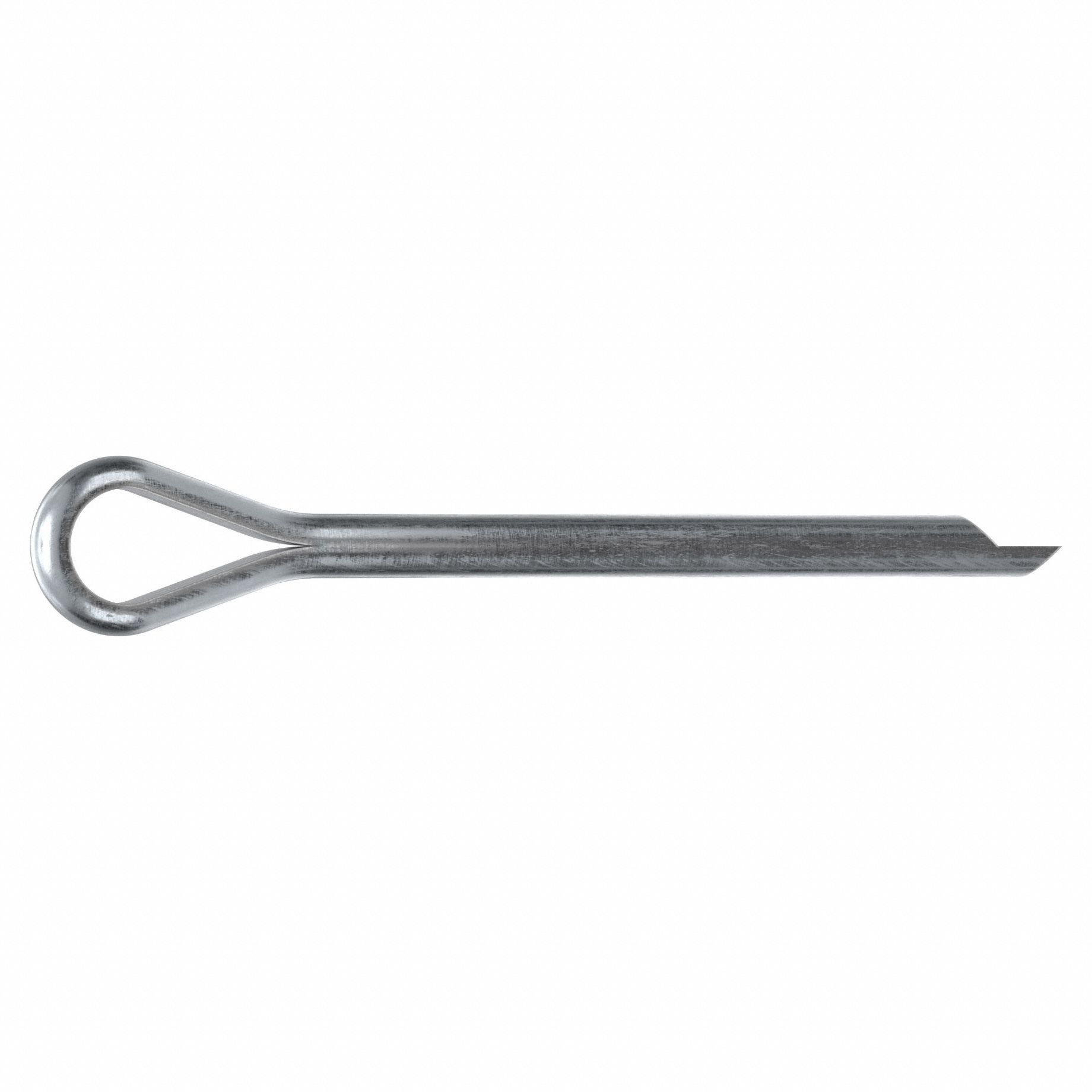 COTTER PIN, 8MM DIA, 99MM L, EXTENDED PRONG, METRIC, 8MM PIN DIA, 99MM SHANK L, STEEL, 10 PK