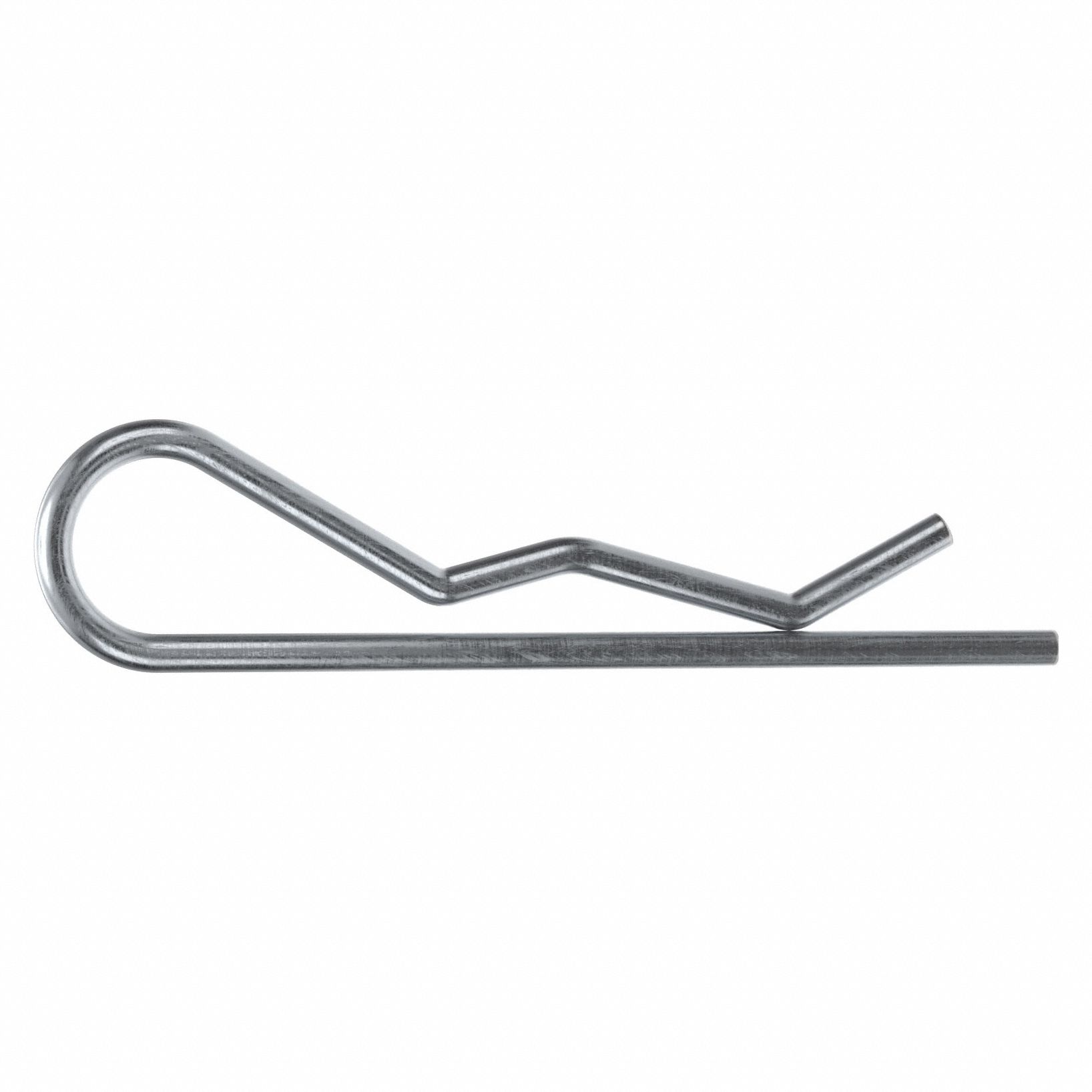 GOUPILLE FENDUE, R, 2MM DIA, 50MM LO, R, MÉTRIQUE, GOUP 2MM DIA, TIGE 50MM LO, ACIER, PQ10