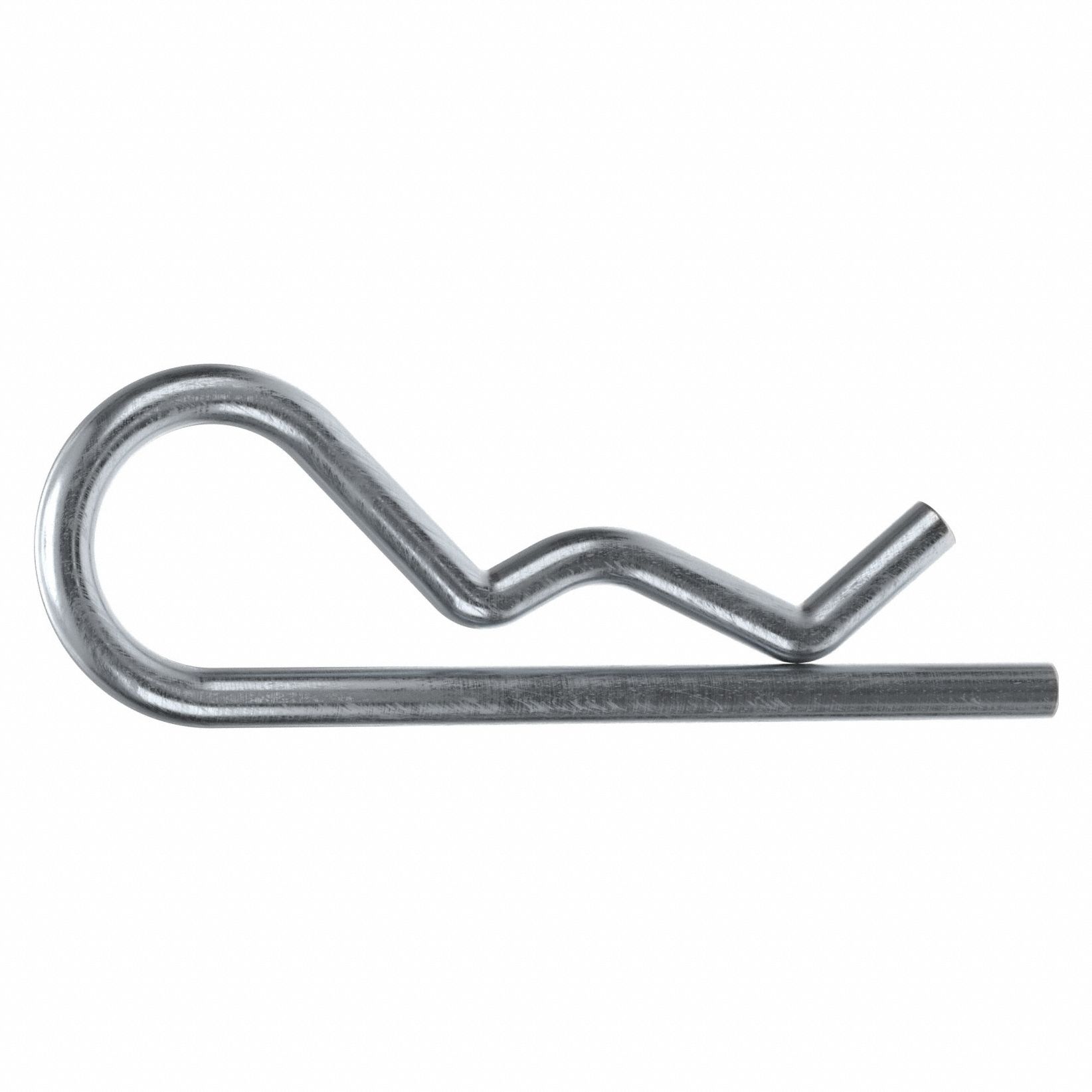 Cotter Pin, Bridge, 7mm dia, 105mm L: Bridge, Metric, 7 mm Pin Dia, 105 mm Shank Lg, Steel, Ungraded