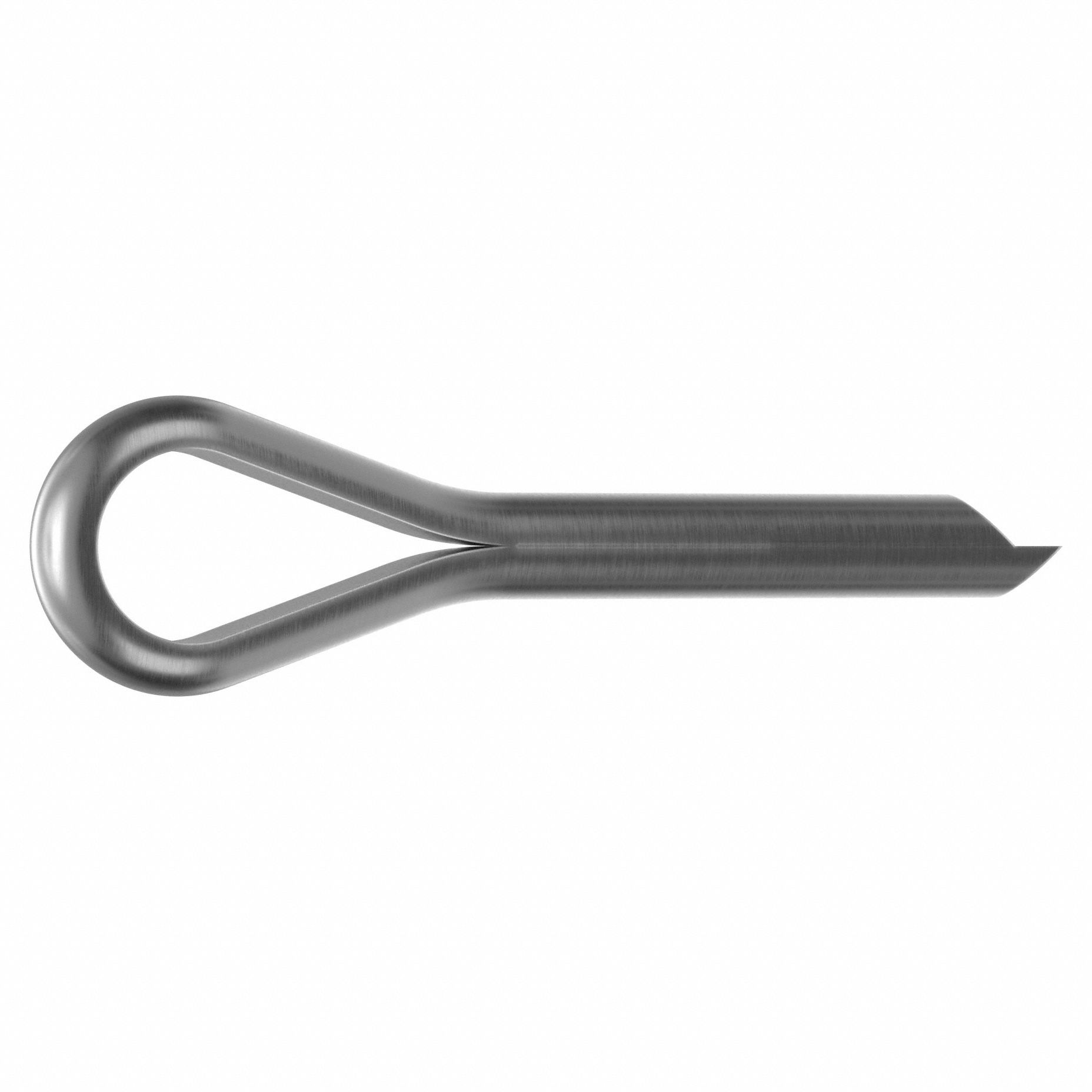 Cotter Pin, 3.2mm dia, 17.6mm L, PK10: Extended Prong, Metric, 3.2 mm Pin Dia, 17.6 mm Shank Lg, 10 PK