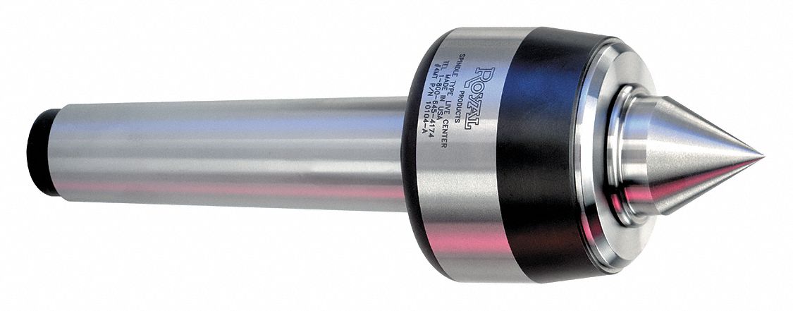 Live Center: Std, MT5, 1.5 in Point Dia, 3.45 in Head Dia