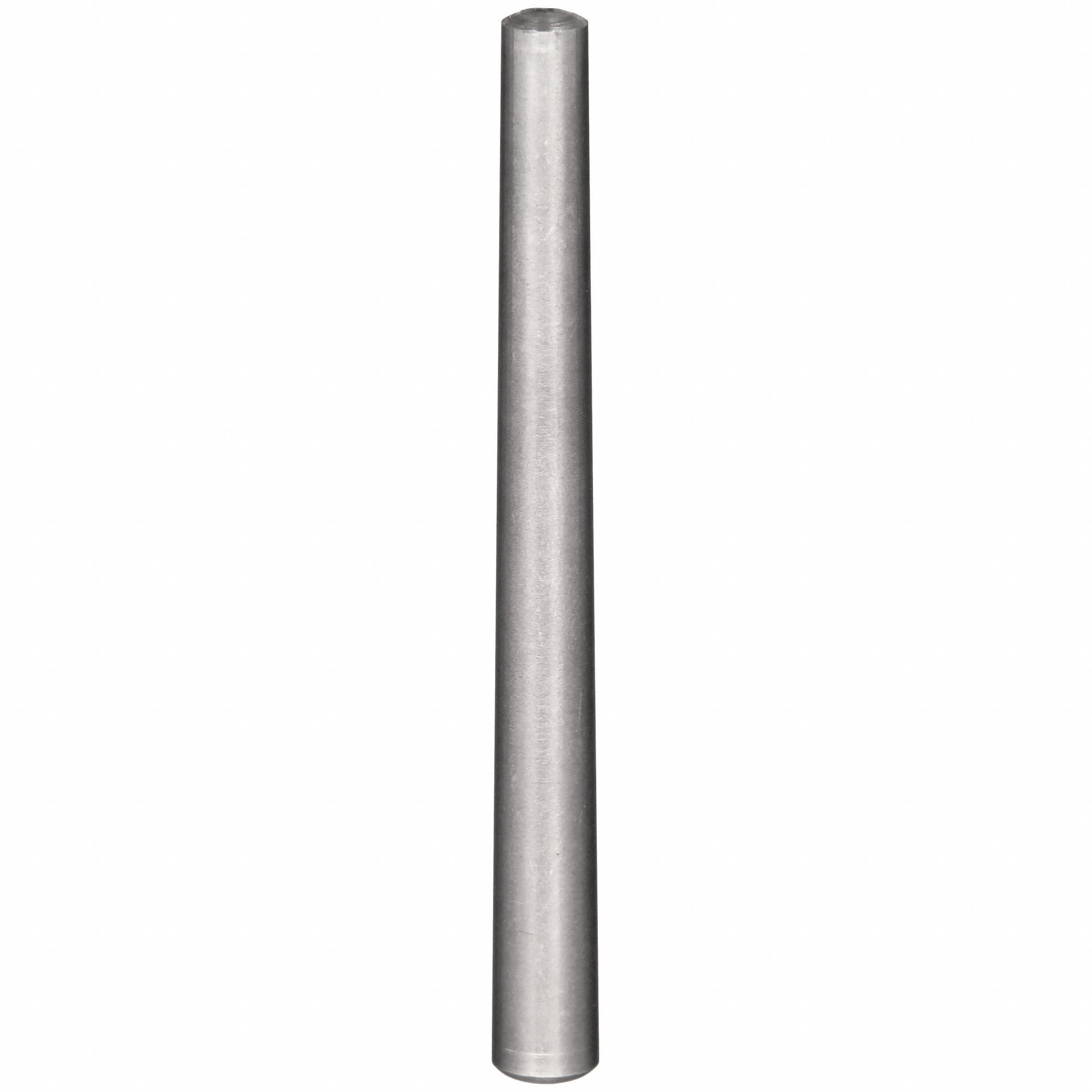 TAPER PIN, 0.707 IN DIA, STEEL, INCH, STD, #10 PIN SIZE, 4 IN SHANK L, 0.707 IN LARGE END DIA