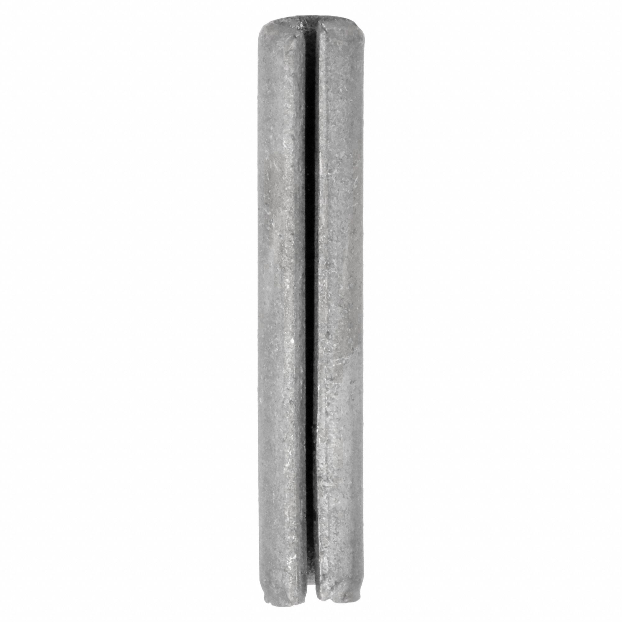 SPRING PIN, 3/32 IN DIA, ⅜ IN L, SLOTTED, INCH, 3/32 IN DIA, ⅜ IN SHANK L, STEEL, 100 PK