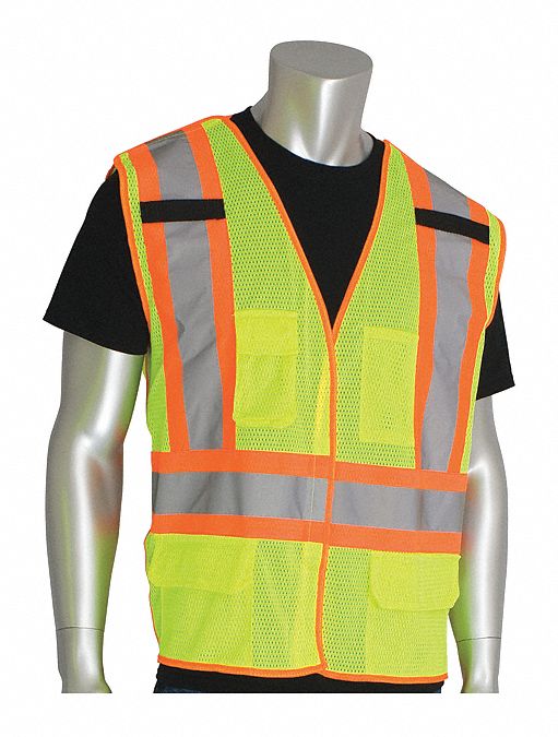 Ansi Class 2/Csa Z96 Mesh Breakaway Vest