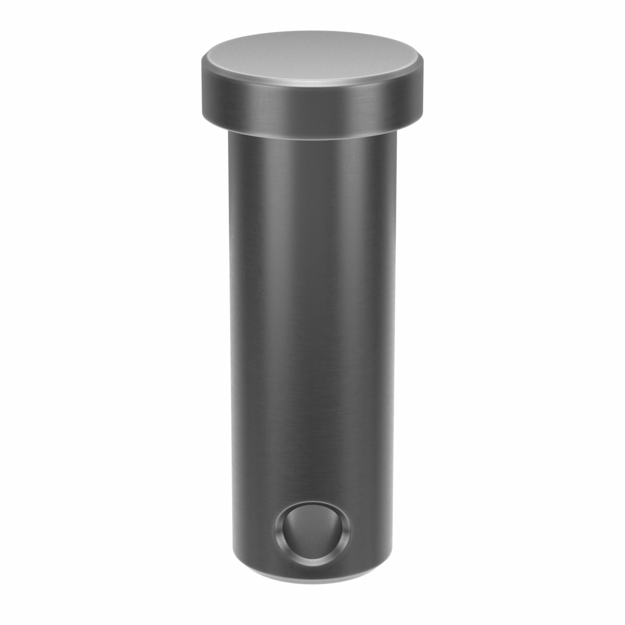 Clevis Pin, 1.25 in L 7/16in dia, PK10: Inch, 7/16 in Pin Dia, 1 1/4 in Shank Lg, Steel, Plain, 10 PK