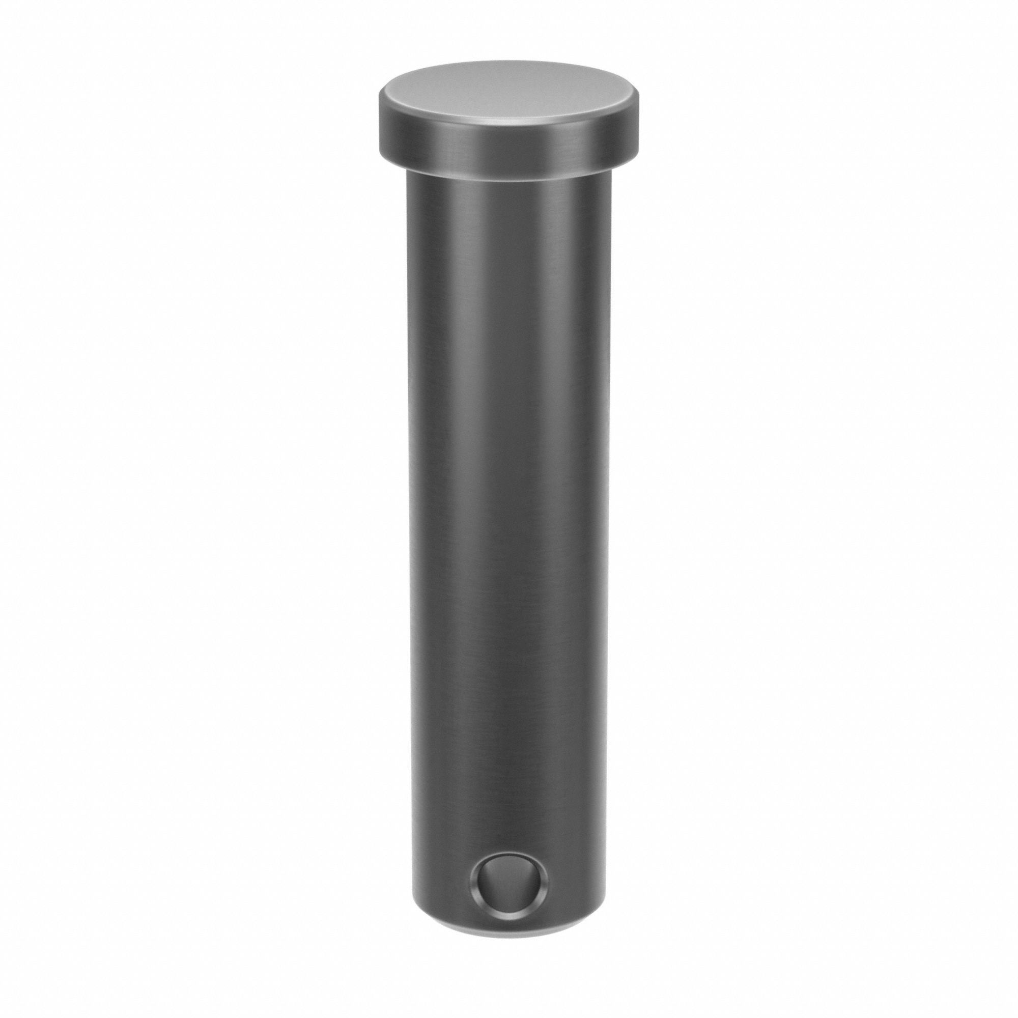 Clevis Pin, 2 in L, Steel 0.5 in dia, PK10: Inch, 1/2 in Pin Dia, 2 in Shank Lg, Std Clevis Pin, 10 PK