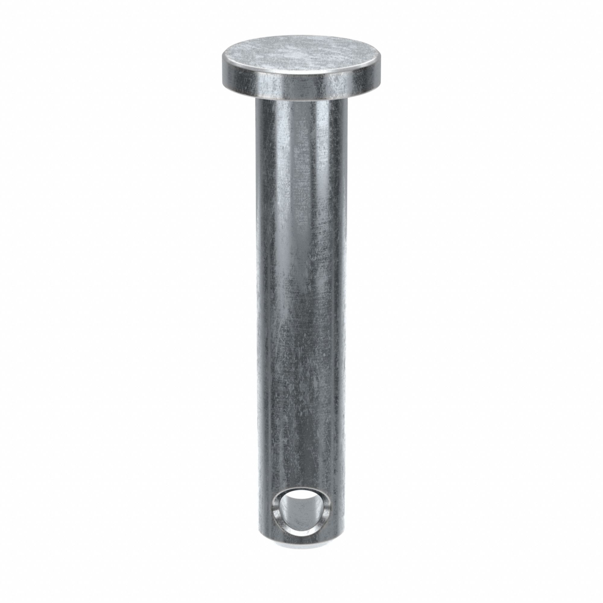 Clevis Pin, 1 in L, Steel 3/16 in dia, PK25: Inch, 3/16 in Pin Dia, 1 in Shank Lg, Steel, Headed, 25 PK