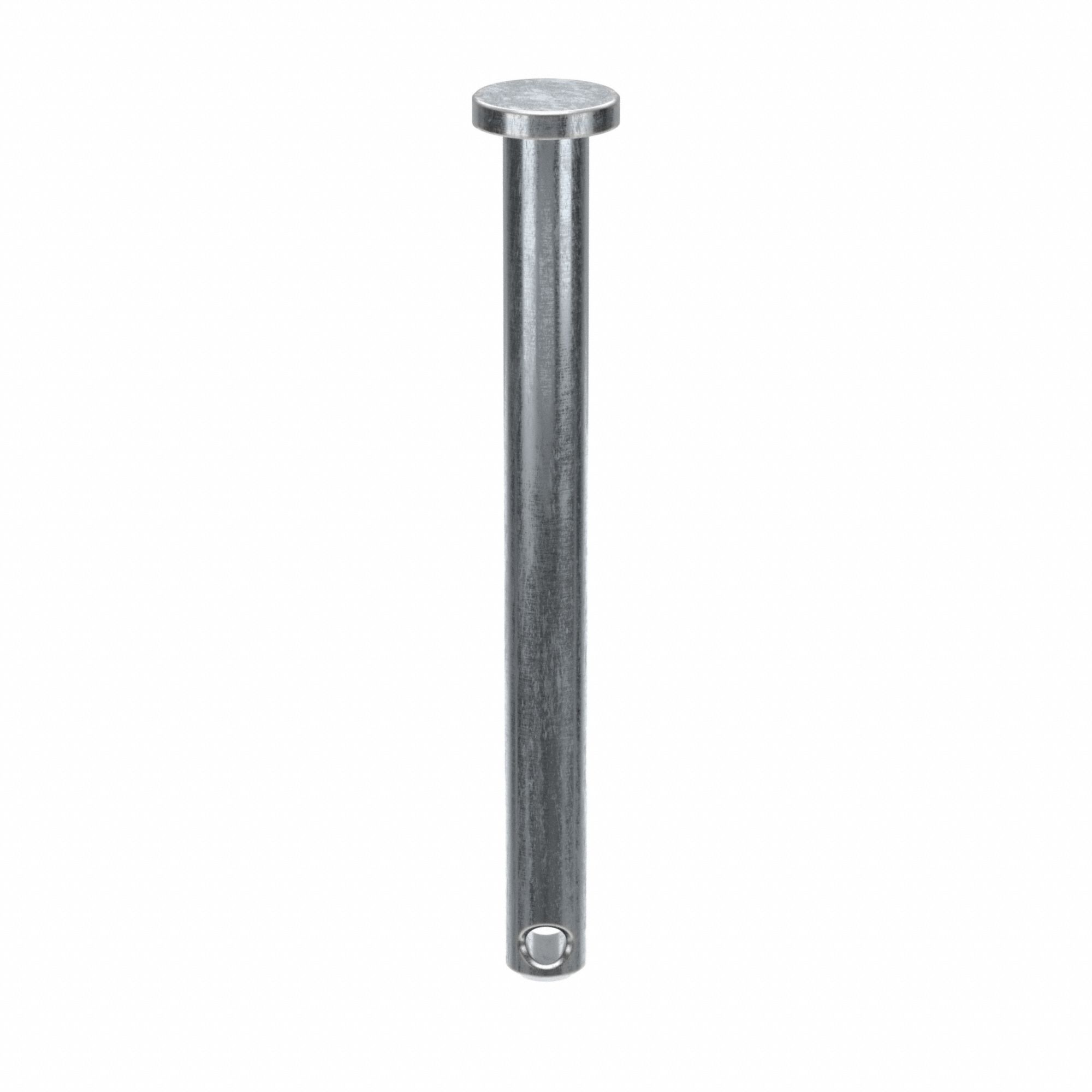 Clevis Pin, 2 in L, Steel 3/16 in dia, PK25: Inch, 3/16 in Pin Dia, 2 in Shank Lg, Steel, Headed, 25 PK